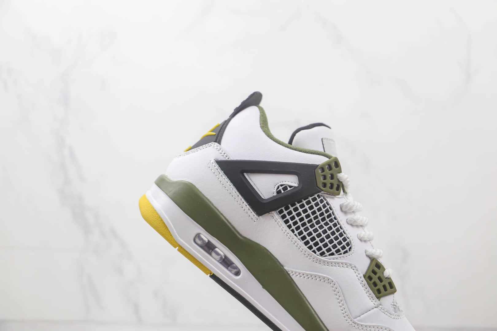 乔丹Air Jordan 4 Seafoam莆田纯原复刻版本低帮AJ4白绿色篮球鞋原楦头纸板打造 货号：CT8527-900