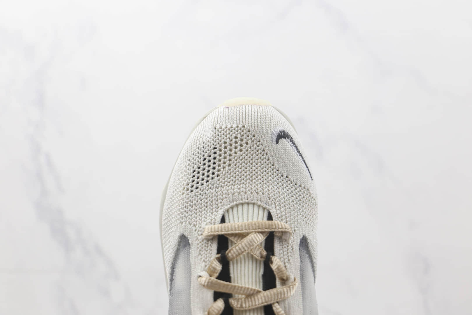 耐克Nike Spark Flyknit Coconut Milk Black莆田纯原复刻版本火花系列Flyknit解构编织奶白黑复古跑鞋原楦头纸板打造 货号:DD1901-001