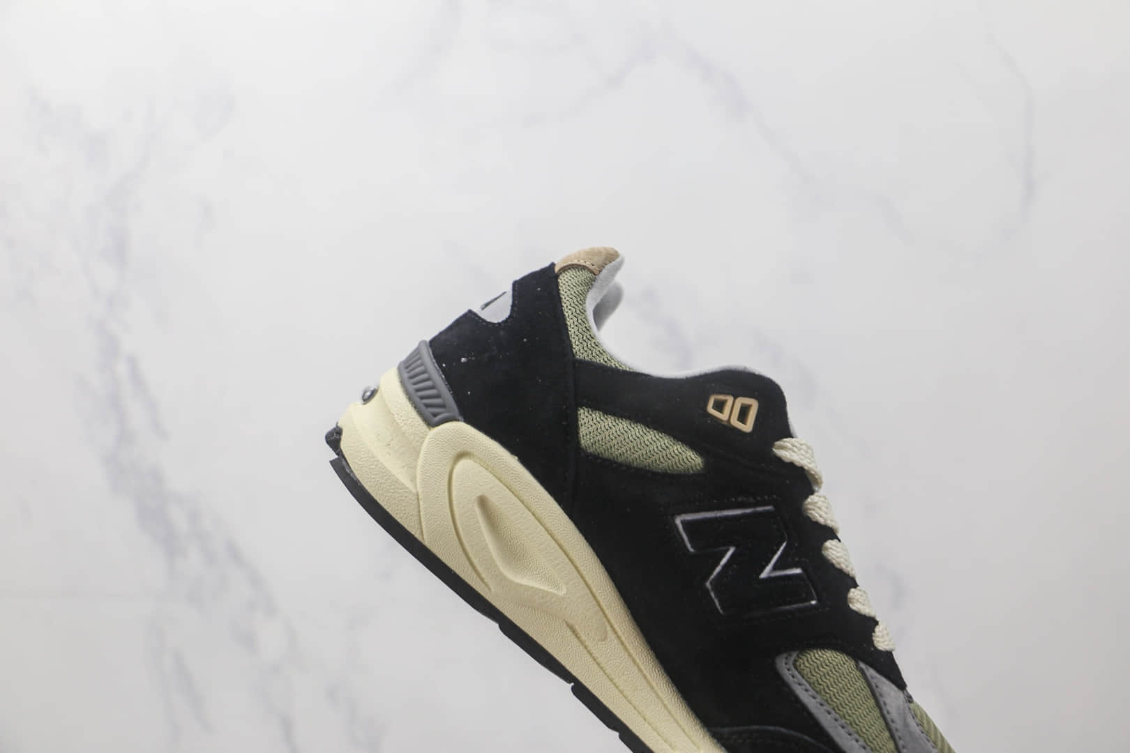 新百伦New Balance 990莆田纯原复刻版本NB990黑灰色复古跑鞋原标原盒 货号:M990TE2