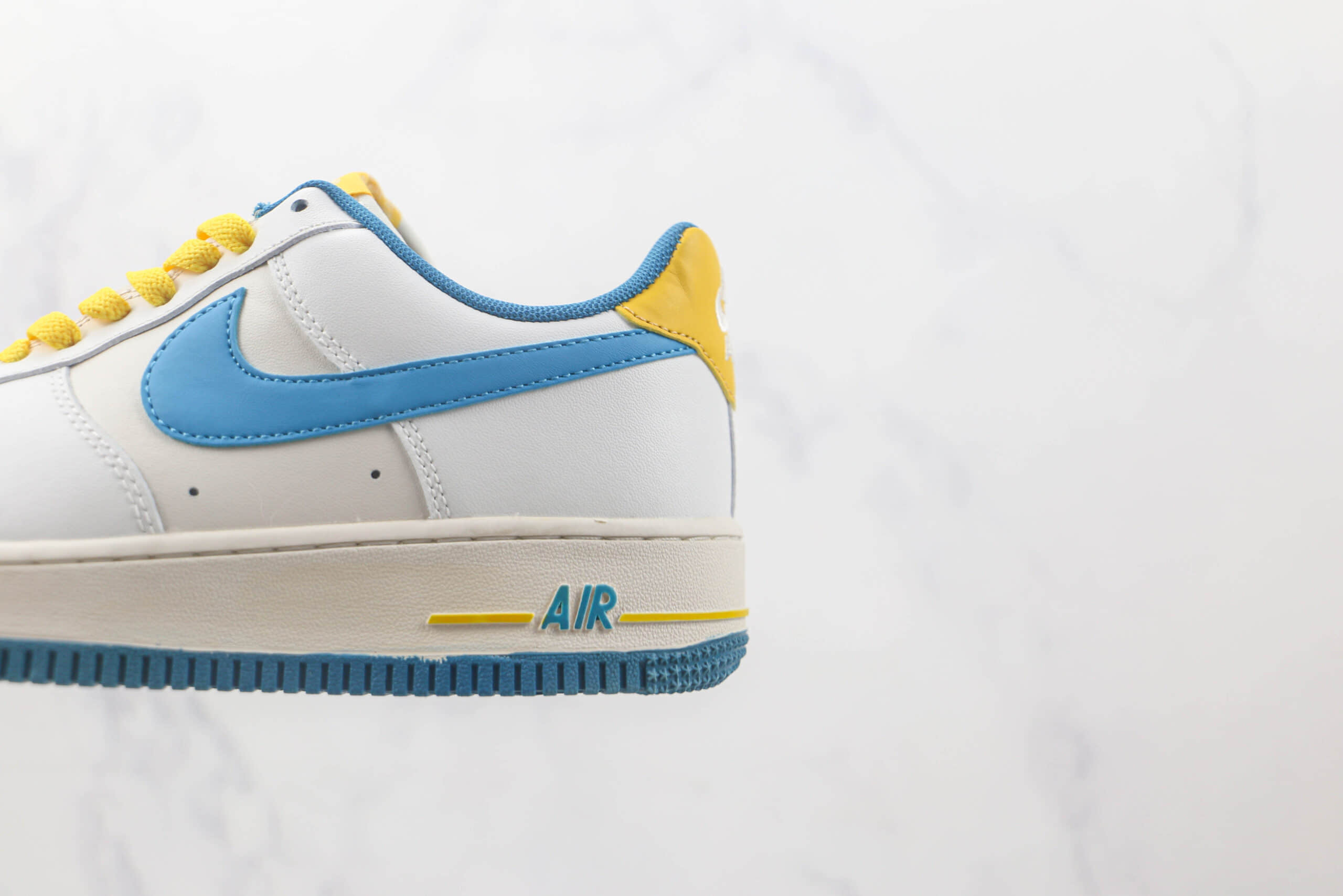 耐克Nike Air Force 1’07莆田纯原复刻版本低帮空军一号AF1白蓝黄板鞋内置气垫 货号:CW3388-203