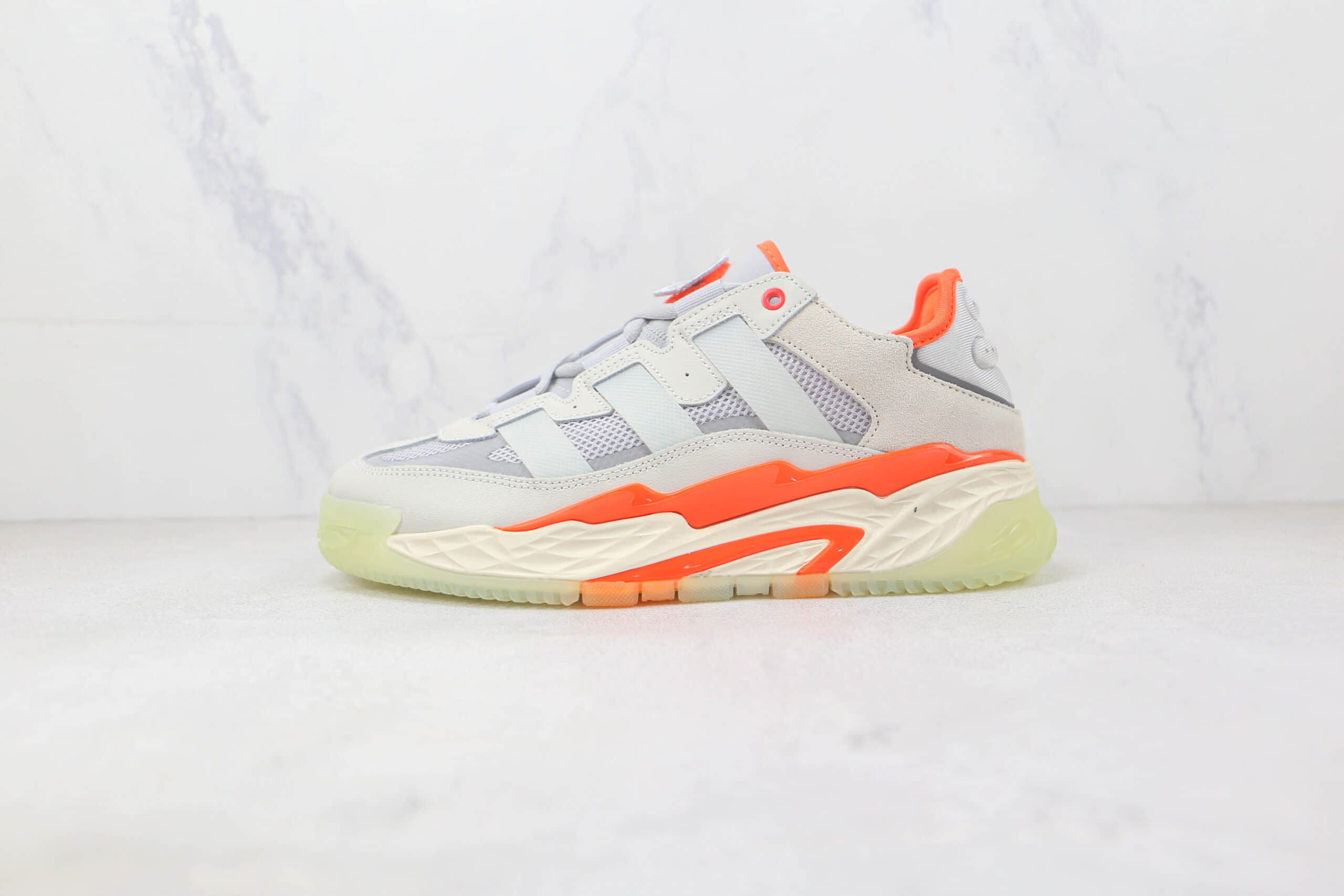 阿迪达斯adidas Originals Niteball纯原版本三叶草街球风格红白色篮球鞋 阿迪达斯复古篮球鞋 货号:GY8565
