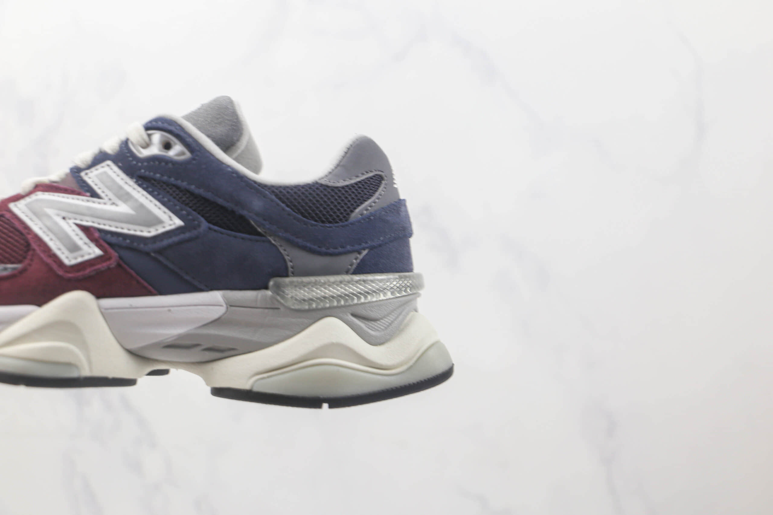 新百伦New Balance 9060 Wine Red Navy Grey纯原版本复古NB9060酒红海军蓝灰色老爹鞋 NB9060复古老爹鞋 货号:U9060GBN