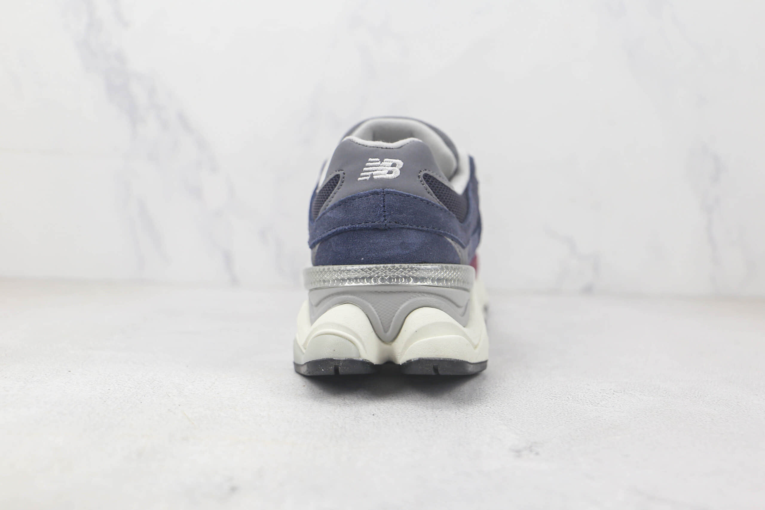 新百伦New Balance 9060 Wine Red Navy Grey纯原版本复古NB9060酒红海军蓝灰色老爹鞋 NB9060复古老爹鞋 货号:U9060GBN