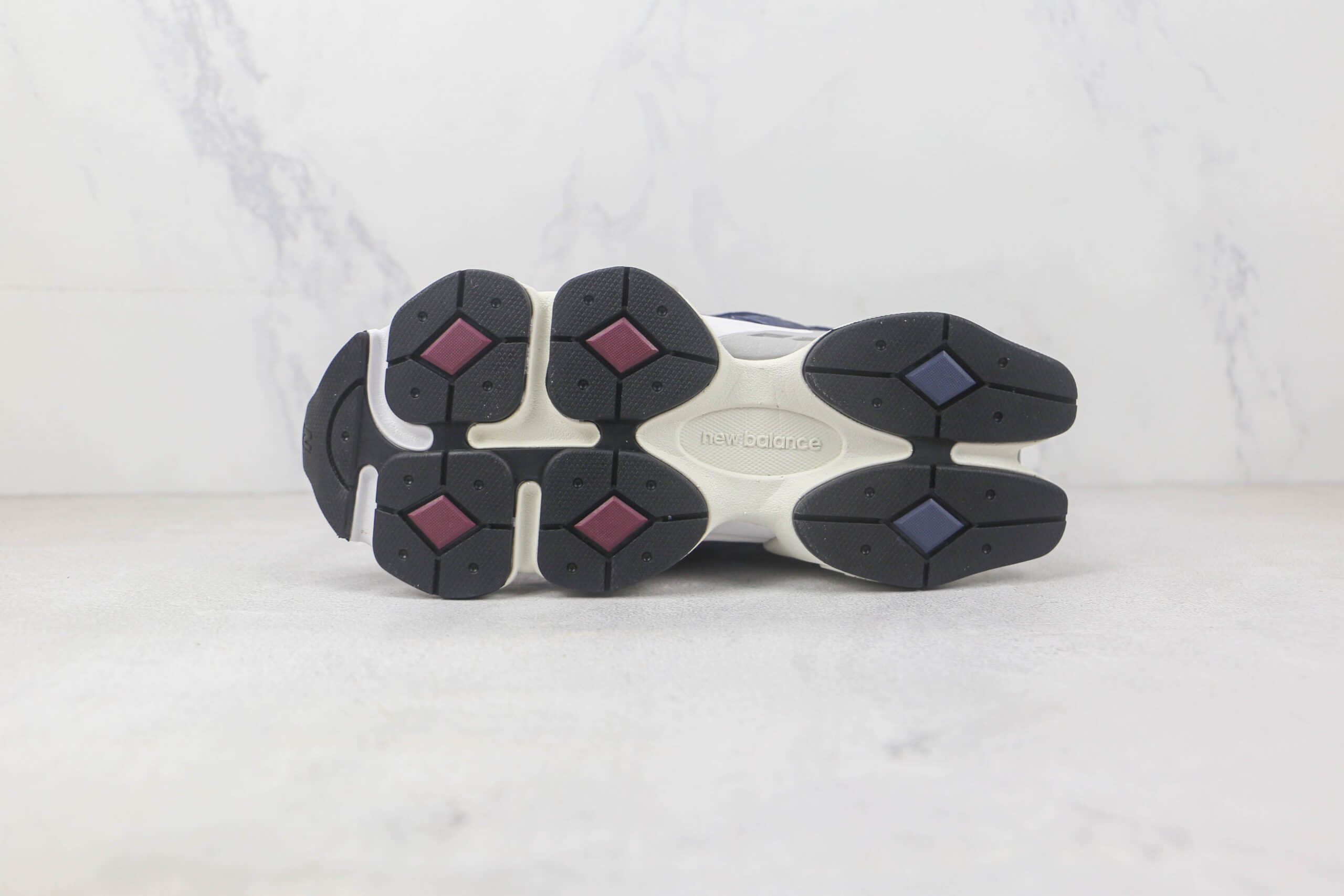 新百伦New Balance 9060 Wine Red Navy Grey纯原版本复古NB9060酒红海军蓝灰色老爹鞋 NB9060复古老爹鞋 货号:U9060GBN