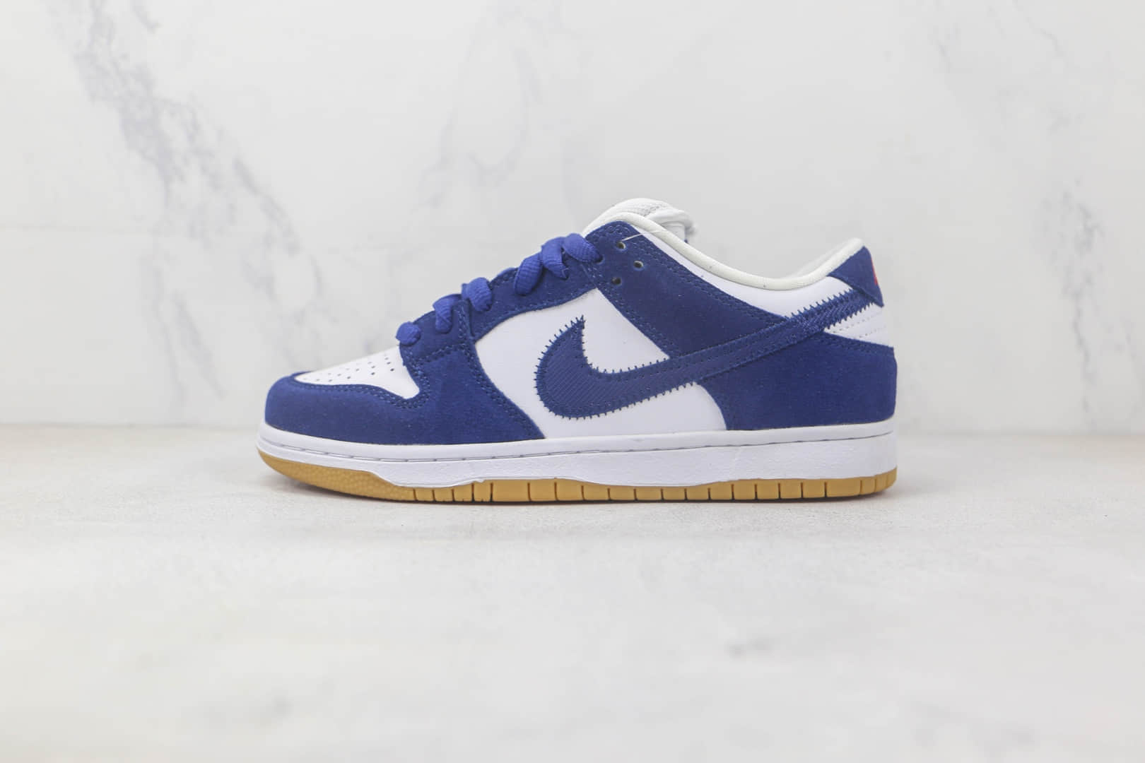 耐克Nike SB Dunk Low Dunk Pro PRM Los Angeles Dodgers纯原版本低帮SB DUNK白蓝色洛杉矶道奇板鞋 耐克DUNK厚鞋舌板鞋 货号:DO9395-400