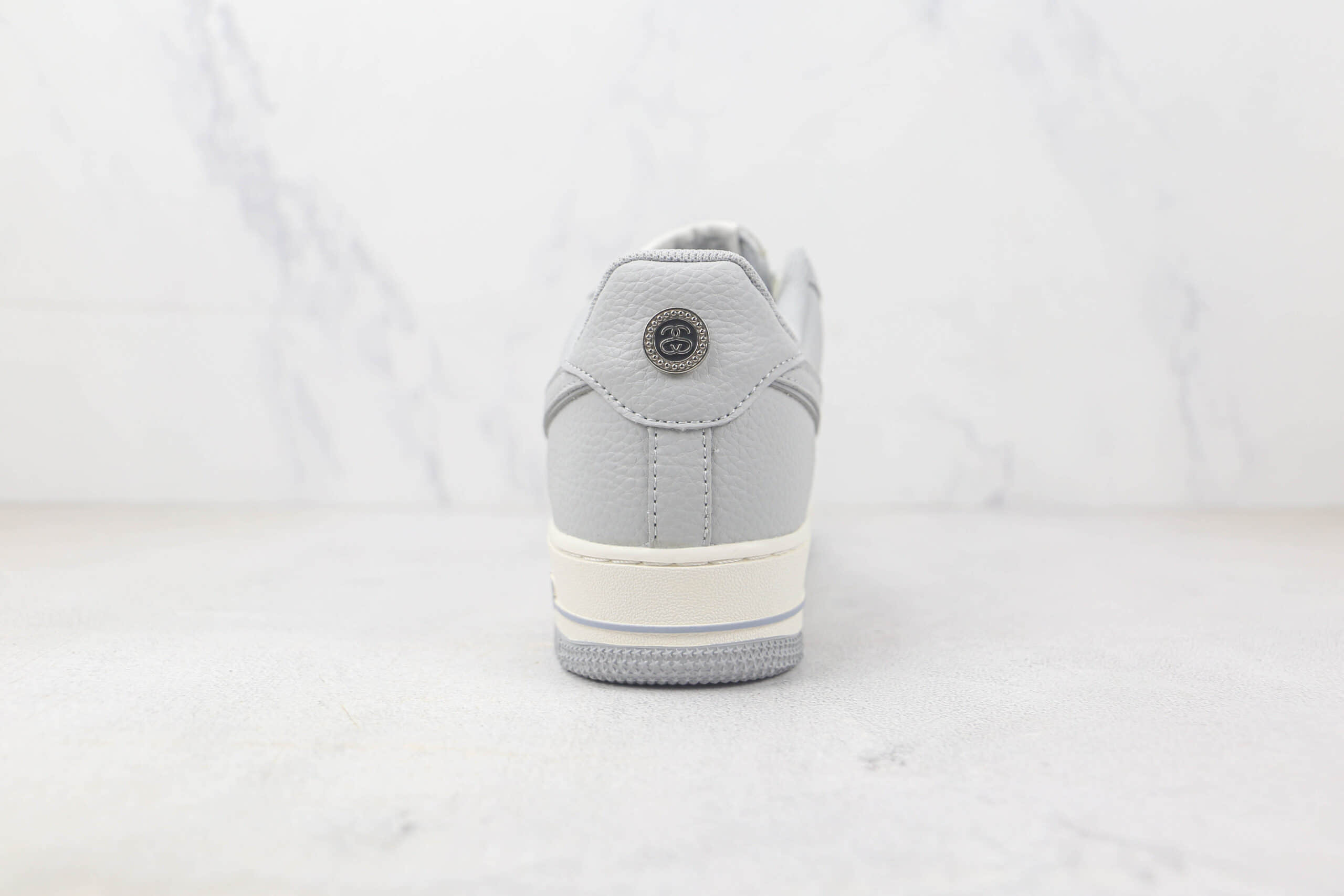 耐克Nike Air Force 1 07 Low纯原版本低帮空军一号斯图里联名款白灰色3M反光板鞋 耐克空军一号联名款 货号：ST2022-616