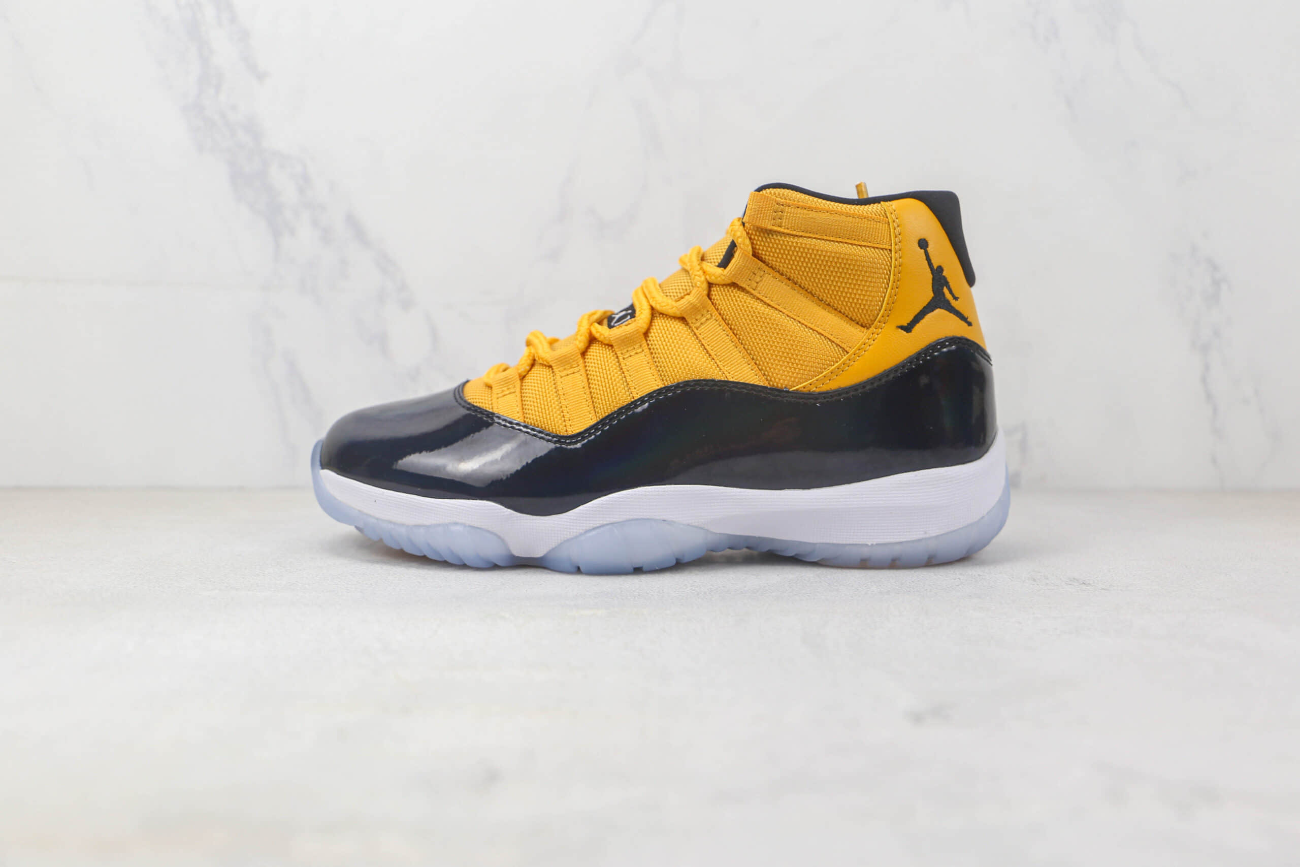 乔丹Air Jordan 11 Low Cool Grey纯原版本高帮AJ11黑黄色篮球鞋 乔丹高帮AJ11碳板篮球鞋 货号:CT8012-118