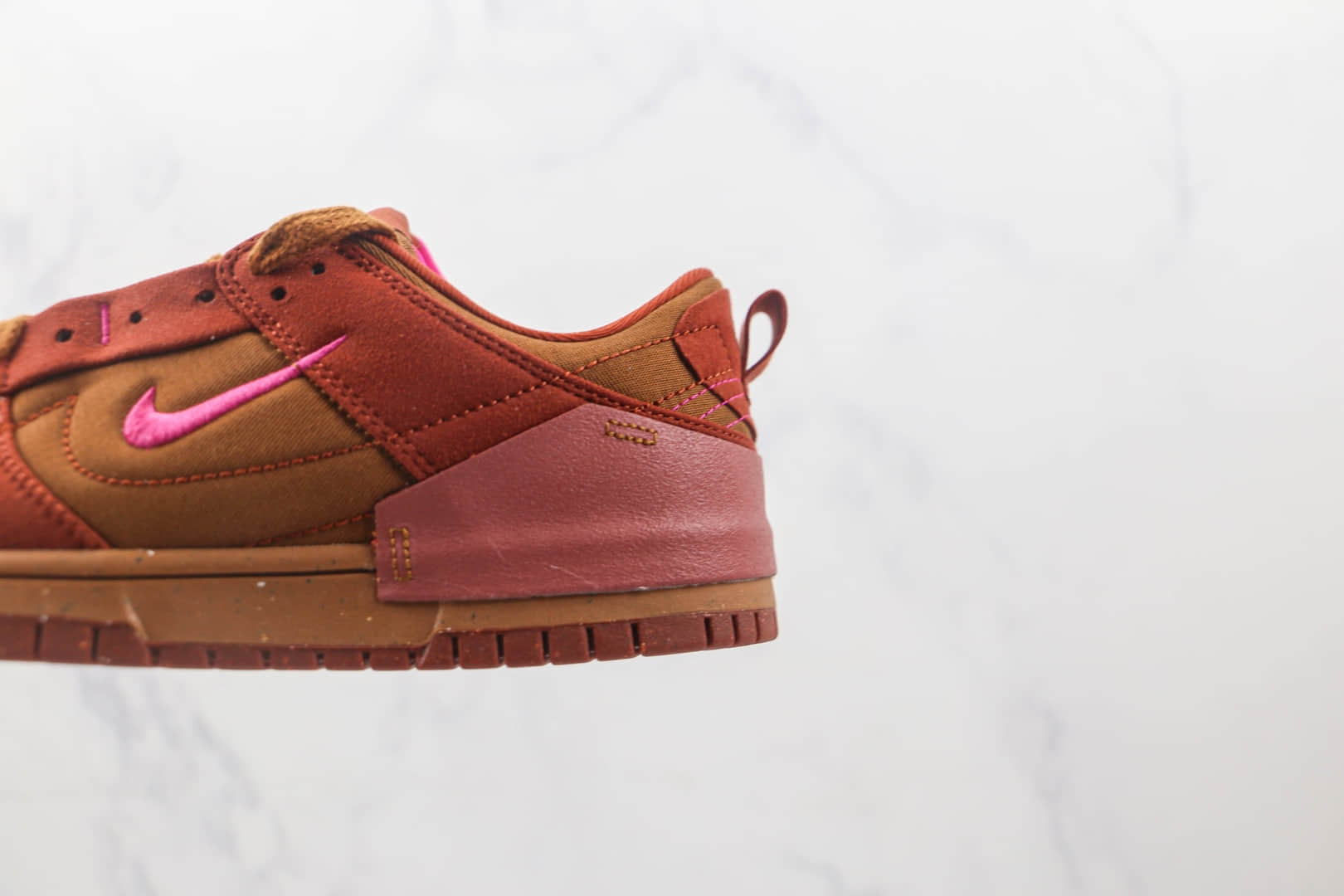 耐克Nike Dunk Low Disrupt 2 Desert Bronze低帮DUNK棕红色复古板鞋 耐克DUNK可回收材料系列 货号:DH4402-200