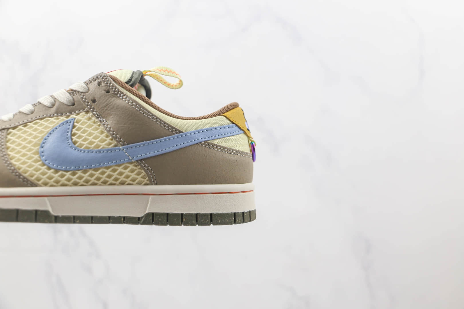 耐克Nike Dunk Low Retro Cartoon纯原版本低帮DUNK棕黄色卡通印花板鞋 耐克DUNK工厂货源 货号:DX6038-741