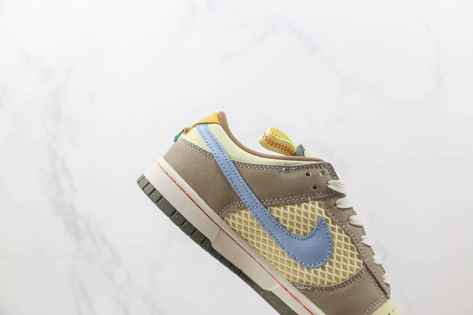 耐克Nike Dunk Low Retro Cartoon纯原版本低帮DUNK棕黄色卡通印花板鞋 耐克DUNK工厂货源 货号:DX6038-741