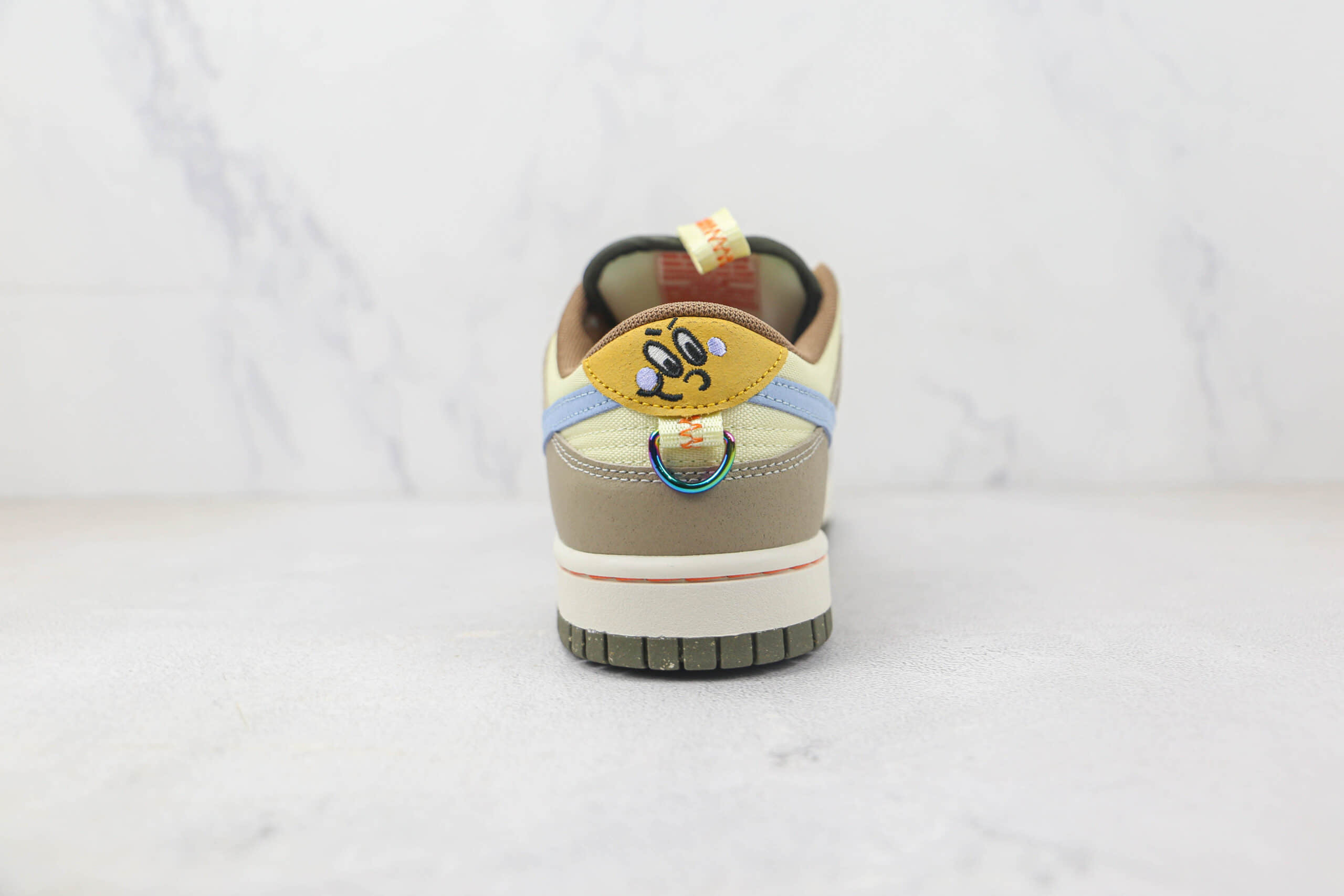 耐克Nike Dunk Low Retro Cartoon纯原版本低帮DUNK棕黄色卡通印花板鞋 耐克DUNK工厂货源 货号:DX6038-741