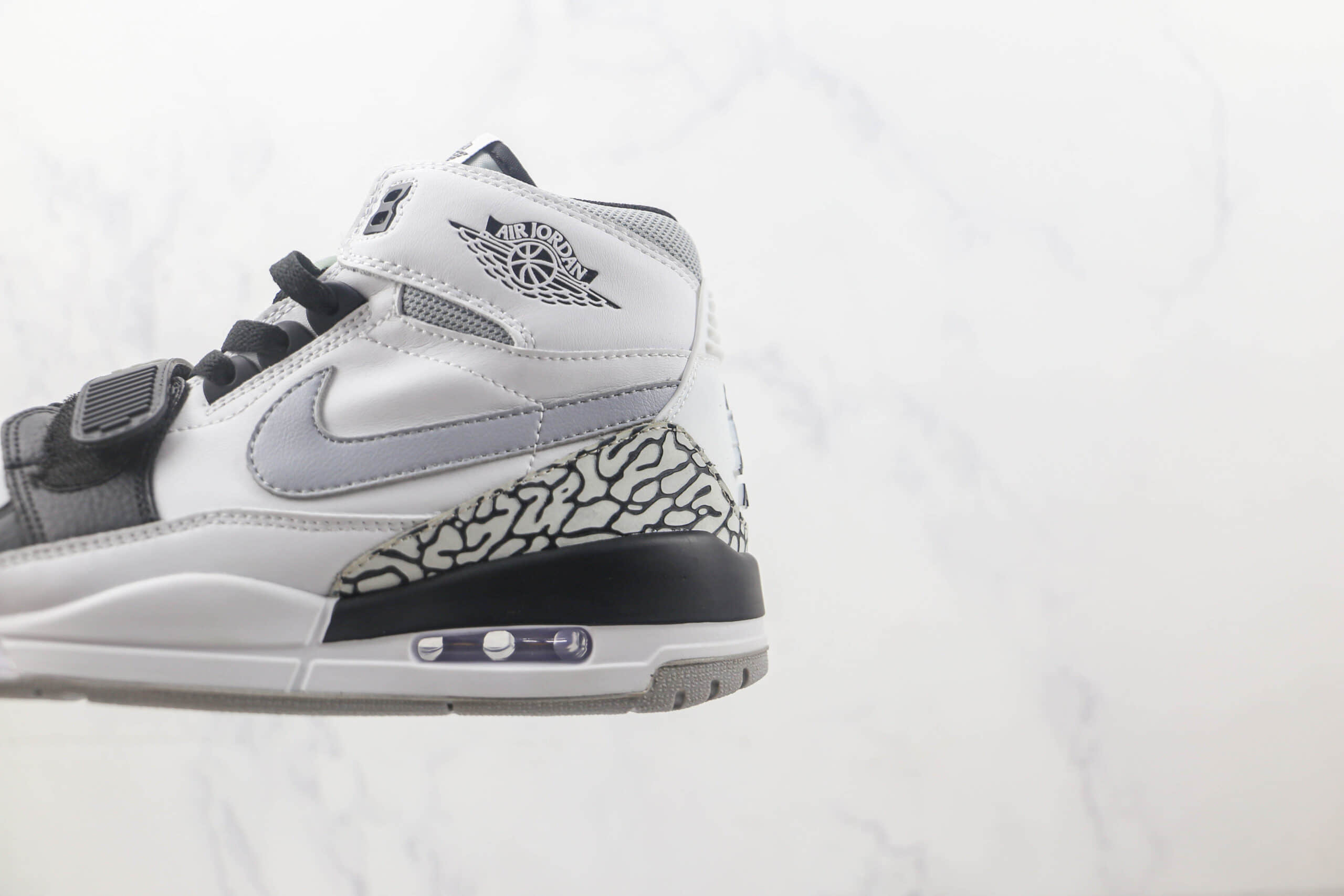 乔丹Air Jordan Legacy 312纯原版本高帮AJ312白黑灰色篮球鞋 乔丹高帮AJ312杂交鞋 货号：AV3922-201