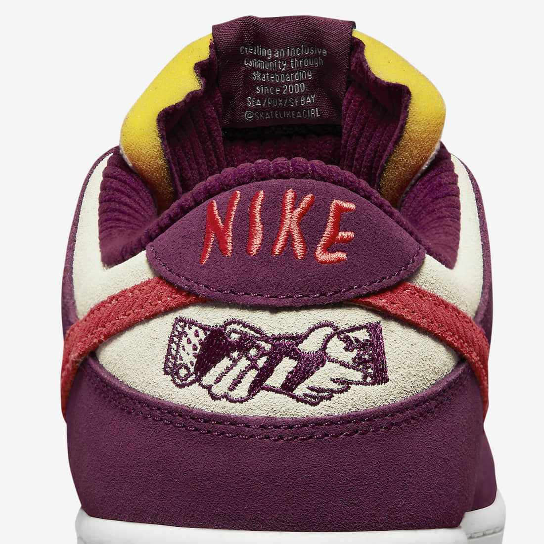 Skate Like a Girl x Nike SB联名10月17日发售!质感出色! 货号:DX4589-600