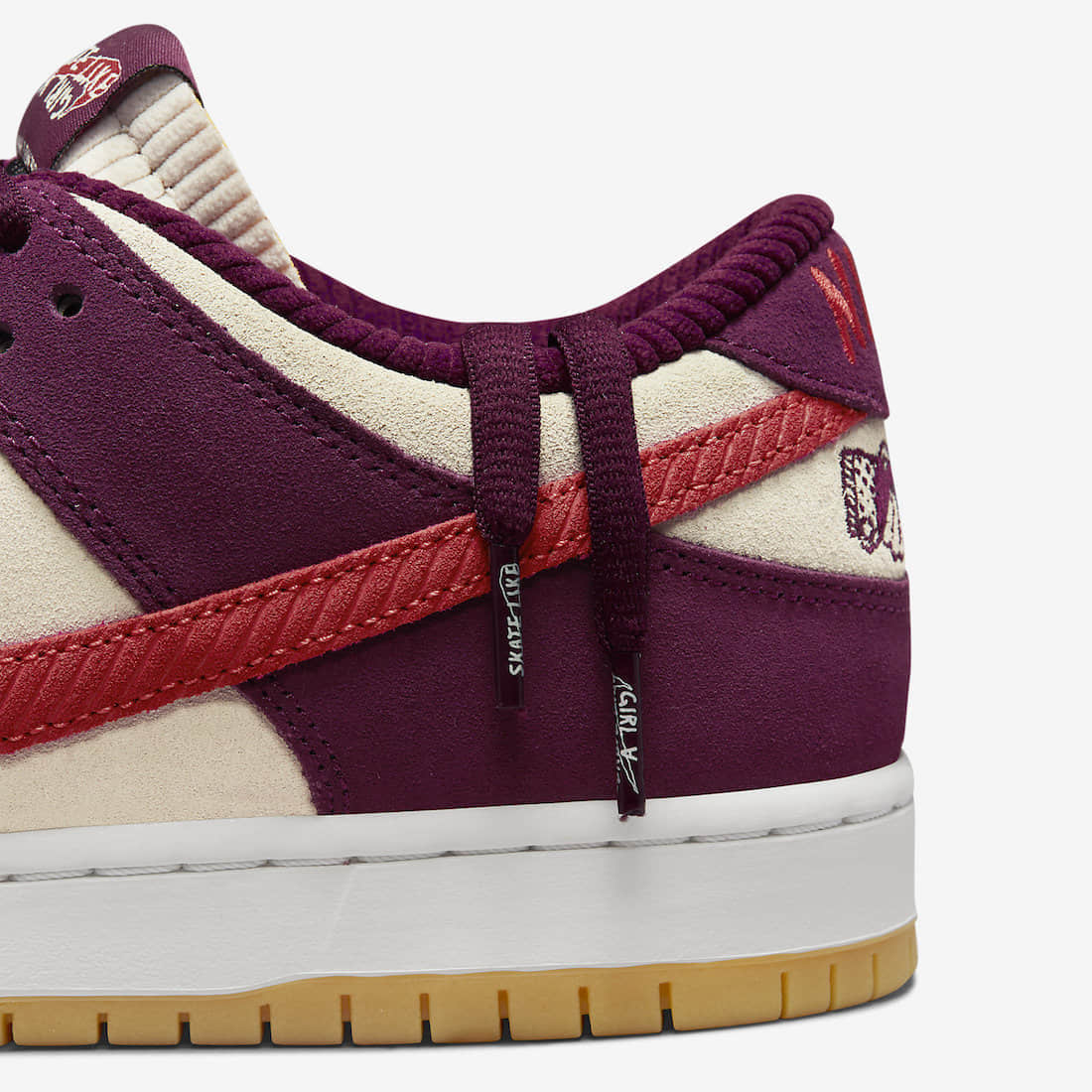 Skate Like a Girl x Nike SB联名10月17日发售!质感出色! 货号:DX4589-600