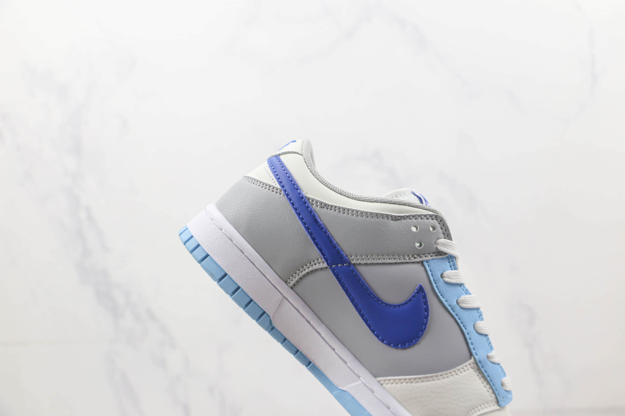 耐克Nike SB Dunk Low Dunk纯原版本低帮SB DUNK灰白蓝拼接板鞋 耐克DUNK工厂货源 货号:FB1843-141