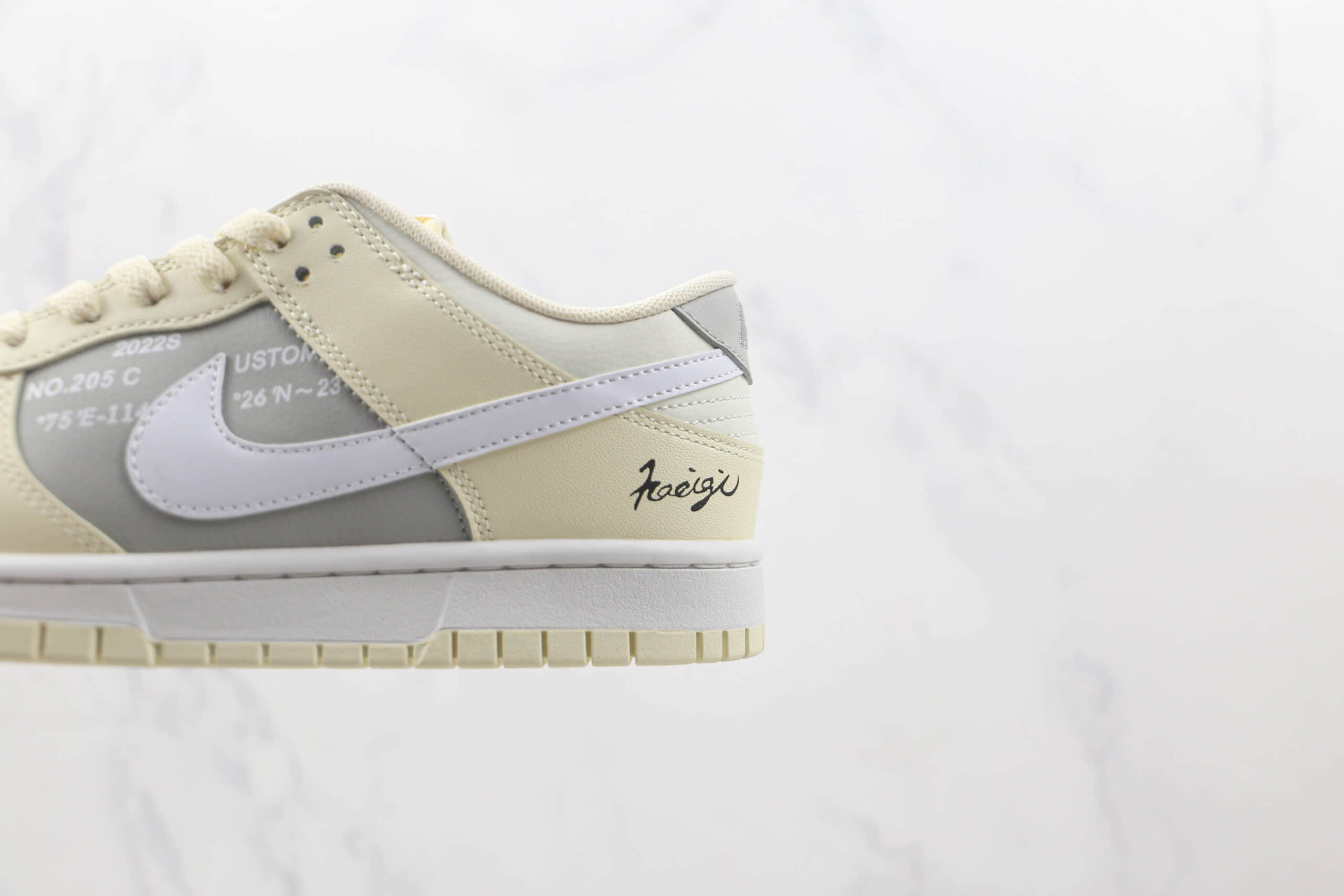 耐克Nike SB Dunk Low Retro Coconut Milk纯原版本低帮SB DUNK侵染米黄色板鞋 耐克DUNK校园板鞋 货号:DD8052-112