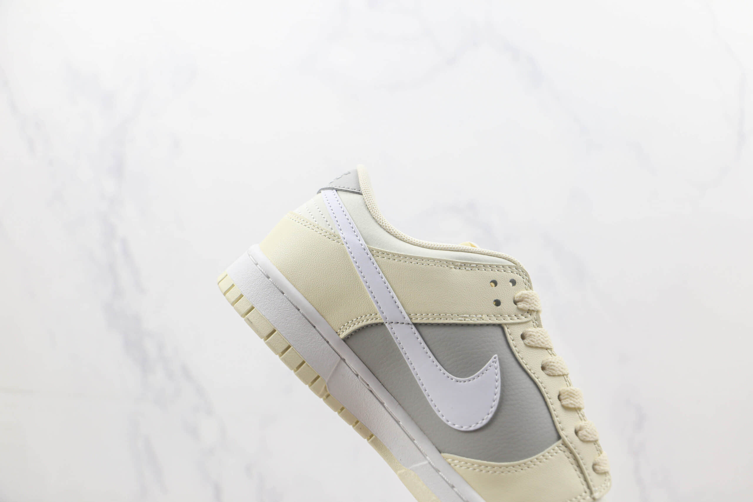 耐克Nike SB Dunk Low Retro Coconut Milk纯原版本低帮SB DUNK侵染米黄色板鞋 耐克DUNK校园板鞋 货号:DD8052-112