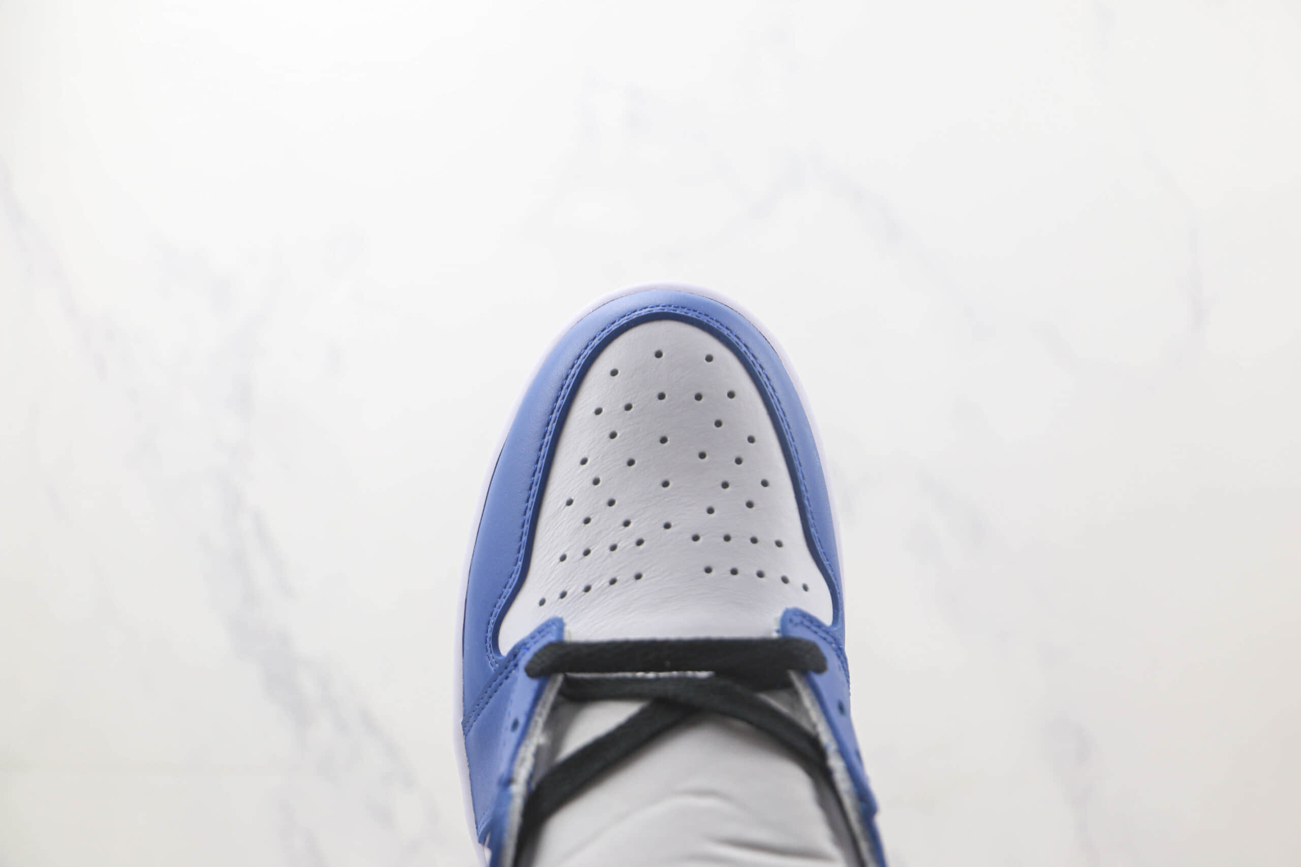 乔丹Air Jordan AJ1 Retro High纯原版本高帮AJ1白灰蓝色板鞋 天花板AJ1板鞋 货号：DZ5485-410