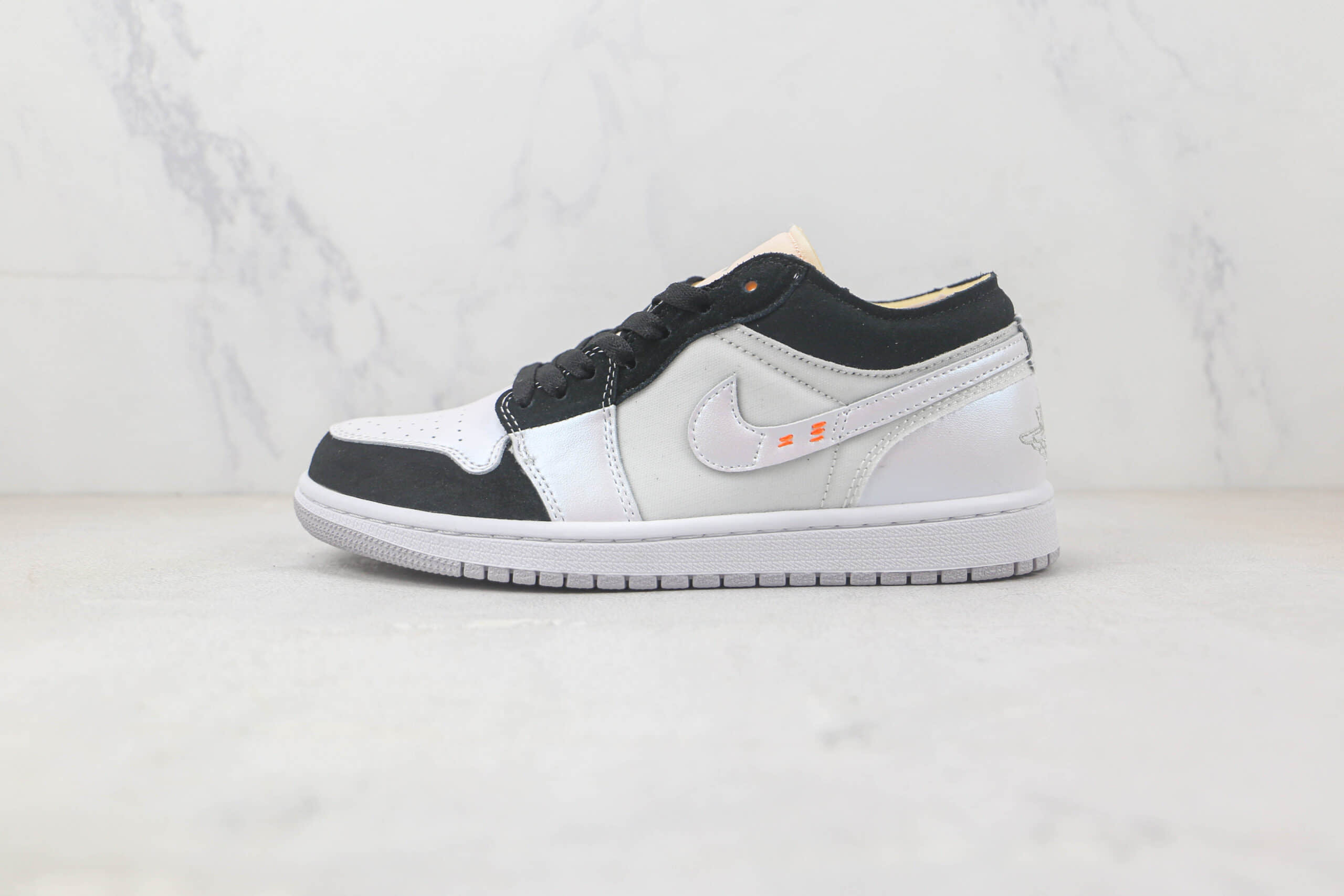 乔丹Air Jordan 1 Low SE Craft White and Phantom纯原版本低帮AJ1白黑粉色板鞋 莆田天花板AJ1系列 货号:DN1635-103