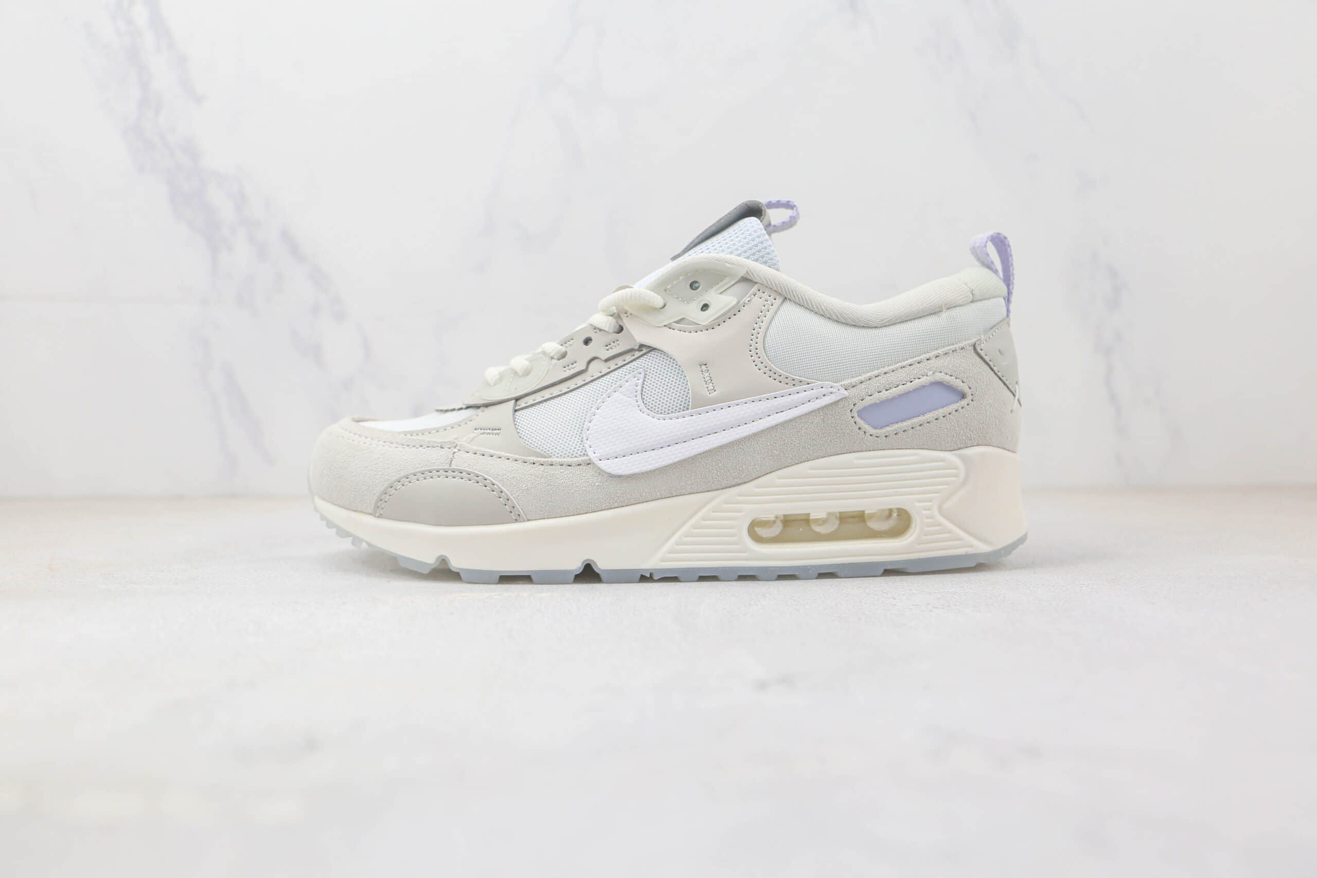 耐克Nike Air Max 90纯原版本灰白色Max90气垫鞋 耐克Max系列气垫鞋 货号:DM9922-102