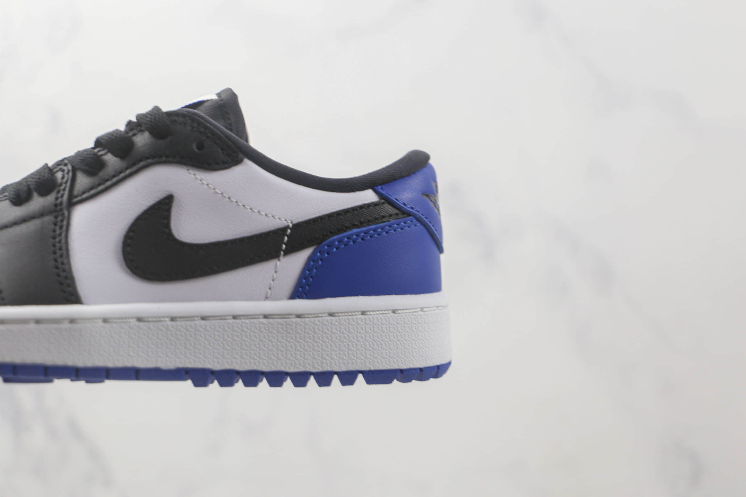 乔丹Air Jordan 1 Low Golf纯原版本低帮AJ1黑蓝色高尔夫配色板鞋 莆田天花板低帮AJ1系列 货号:DD9315-102