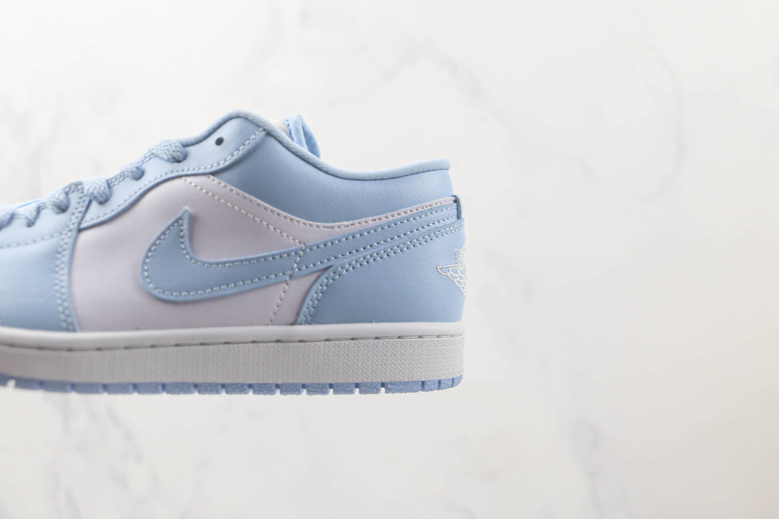 乔丹Air Jordan 1 Low纯原版本低帮AJ1白蓝色板鞋 莆田天花板AJ1 货号:DC0774-141