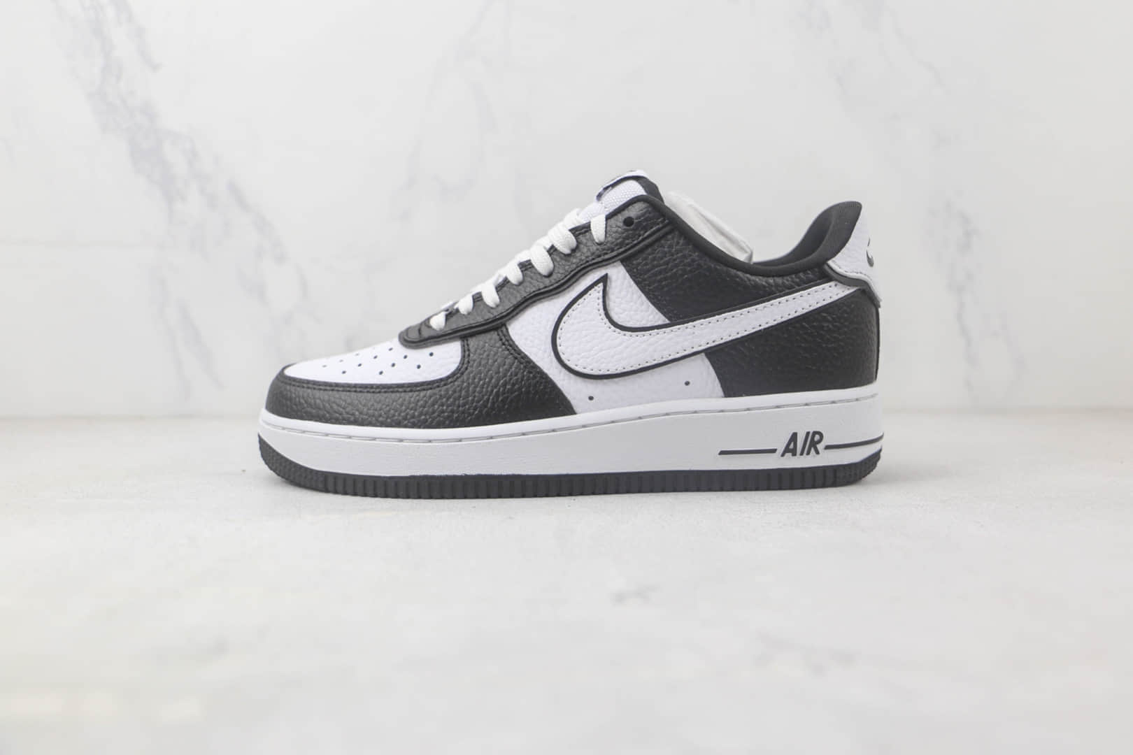 耐克Nike Air Force 1 Low 07纯原版本空军一号AF1黑白拼接板鞋 耐克空军一号校园板鞋 货号:DX3115-100