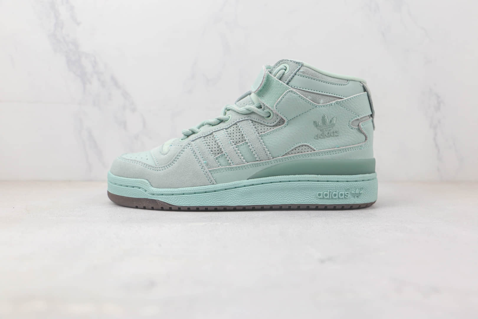 阿迪达斯Adidas Originals Forum 84 High纯原版本绿色魔术贴高帮复古系带百搭休闲运动板鞋 阿迪达斯校园板鞋 货号:FZ4387