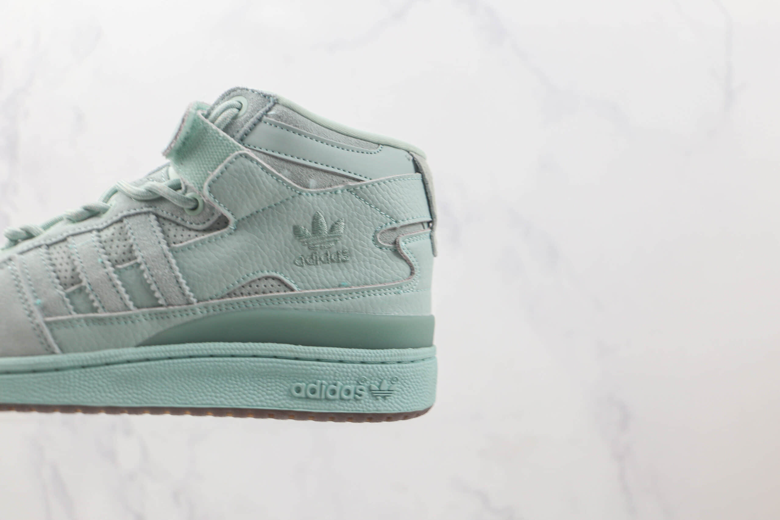 阿迪达斯Adidas Originals Forum 84 High纯原版本绿色魔术贴高帮复古系带百搭休闲运动板鞋 阿迪达斯校园板鞋 货号:FZ4387