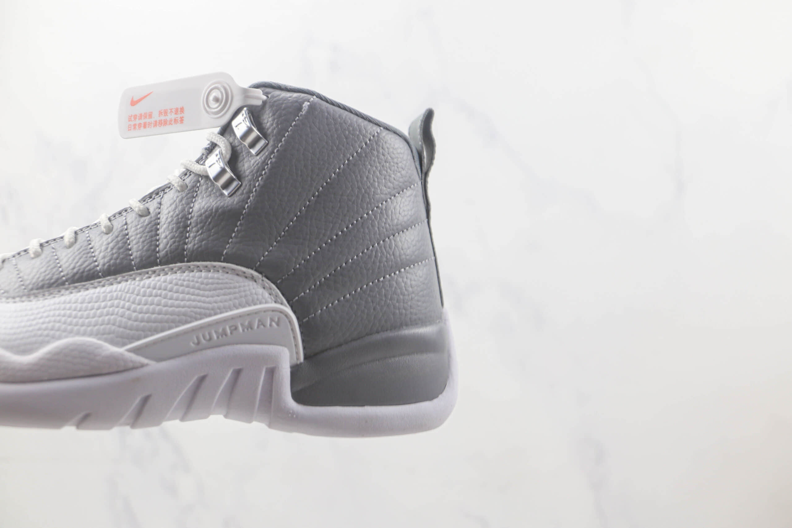 乔丹Air Jordan 12 Stealth纯原版本AJ12银白色篮球鞋 莆田天花板AJ系列 货号:CT8013-015