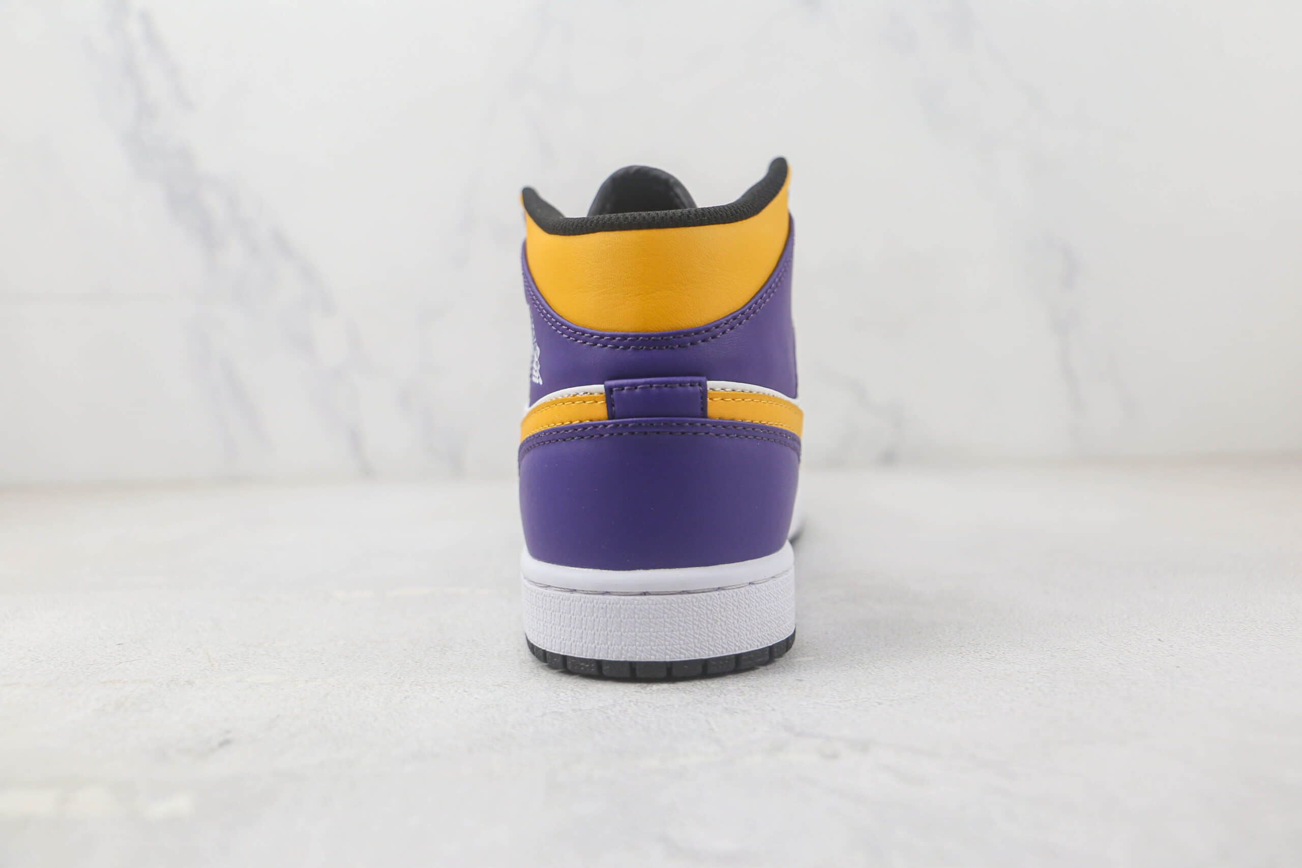 乔丹Air Jordan 1 Mid Retro What the纯原版本中帮AJ1拼接蓝紫色湖人黄钩板鞋 莆田天花板AJ系列 货号:DQ8426-517