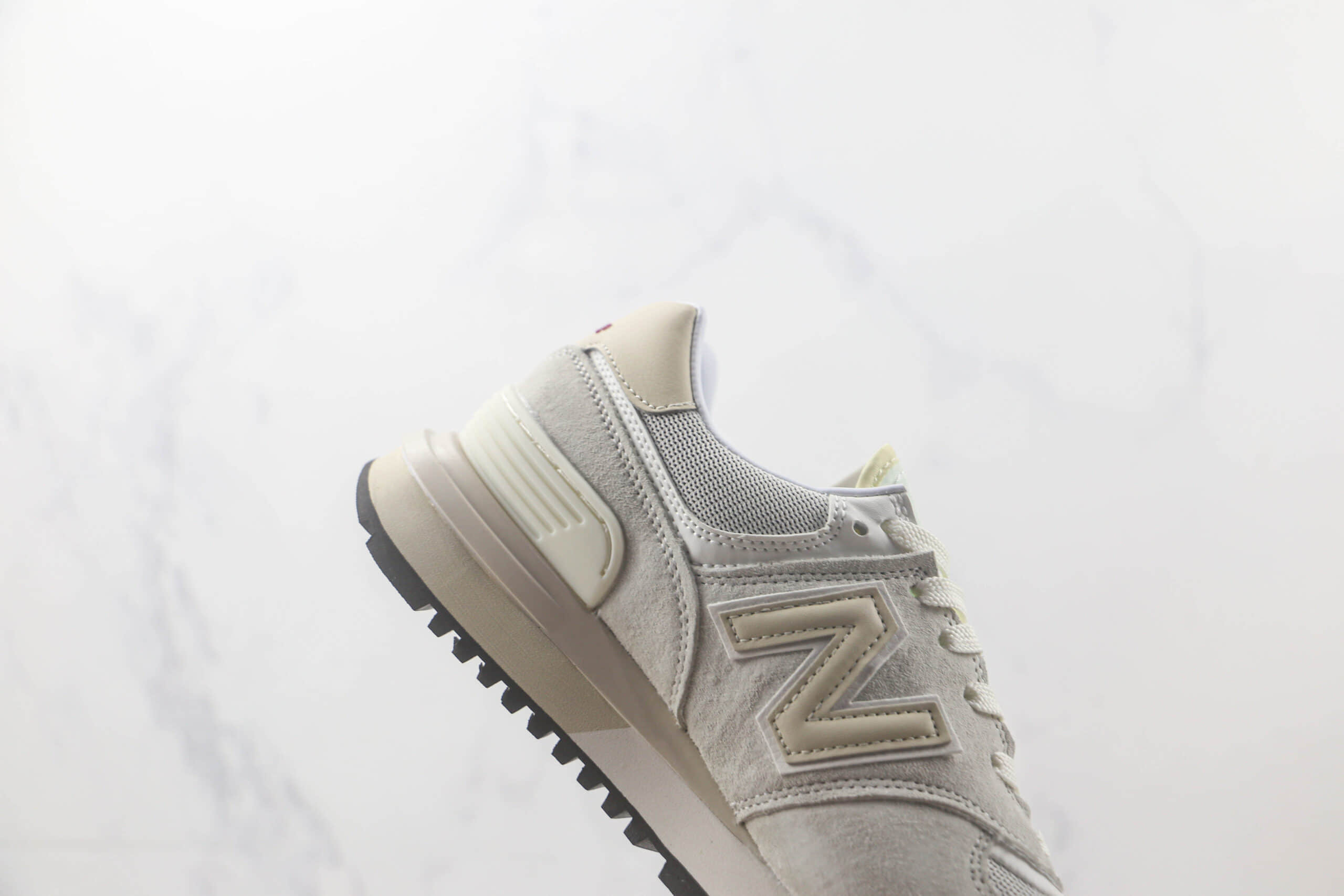 新百伦New Balance U574纯原版本NB574元祖沈灰白色复古老爹鞋 新百伦NB574复古慢跑鞋 货号:U574LGE1