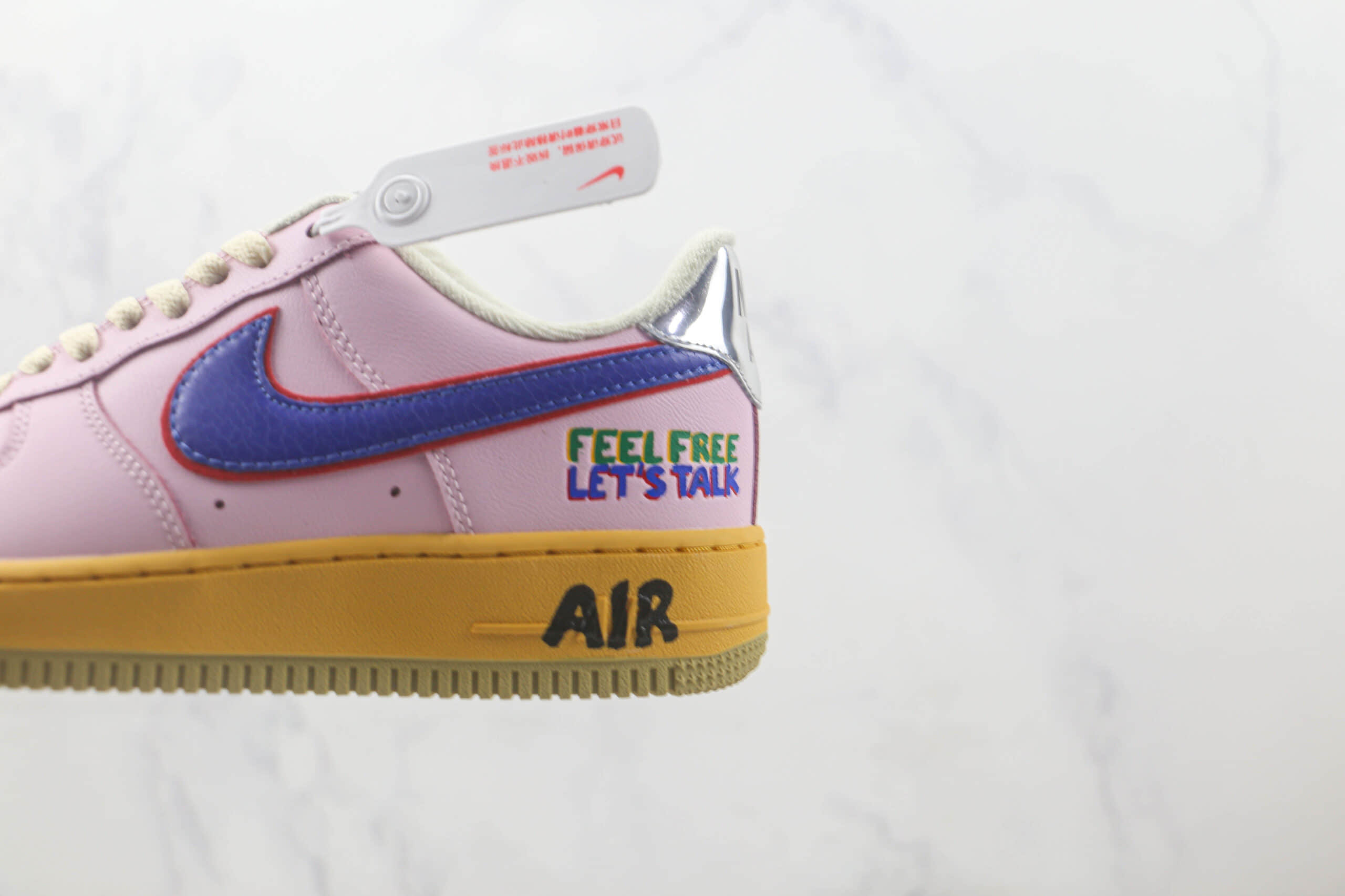 耐克Nike Air Force 1 Low 07纯原版本低帮空军一号鸳鸯勾粉色板鞋 耐克空军一号校园板鞋 货号:DX2667-600
