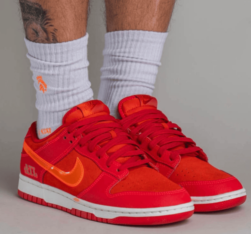 配色超吸睛!全新Nike Dunk Low “ATL”上脚图曝光! 货号:FD0724-657