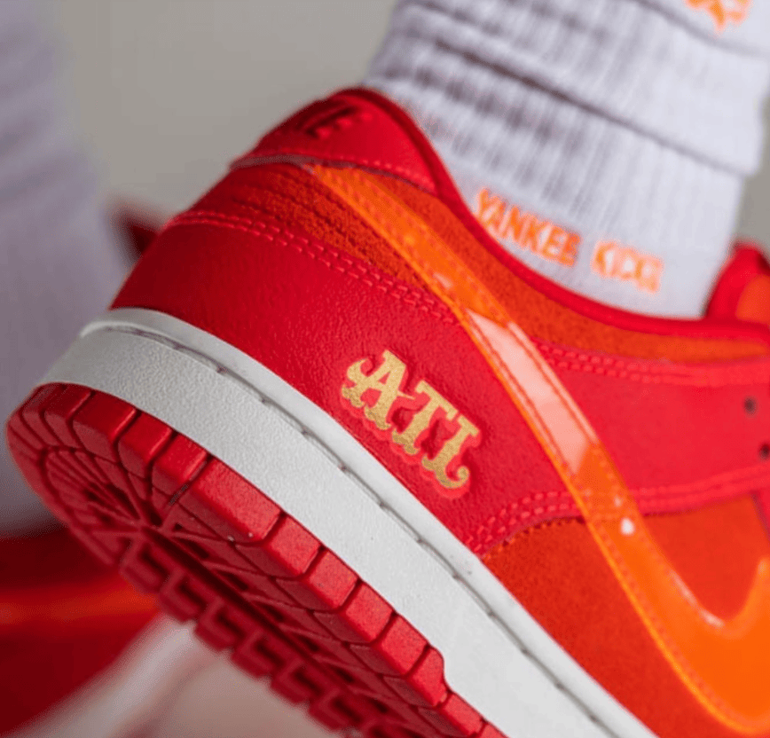 配色超吸睛!全新Nike Dunk Low “ATL”上脚图曝光! 货号:FD0724-657