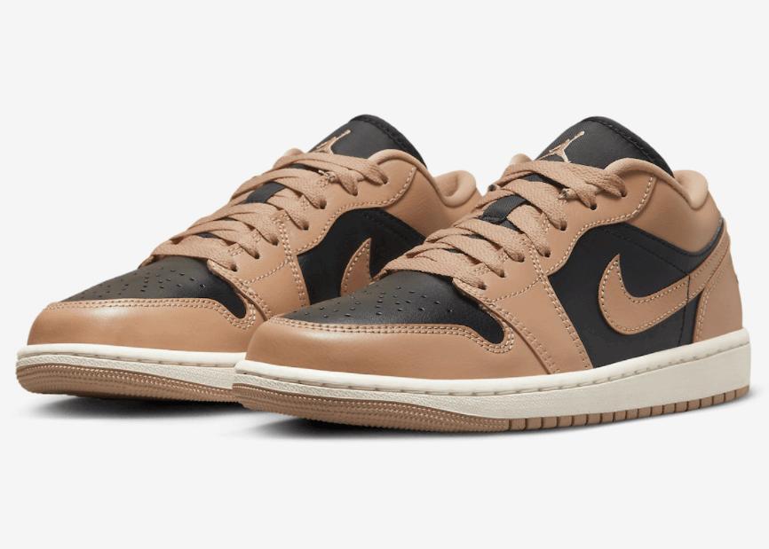 复古氛围浓郁!低帮AJ1新配色首曝光! 货号:DV0774-201