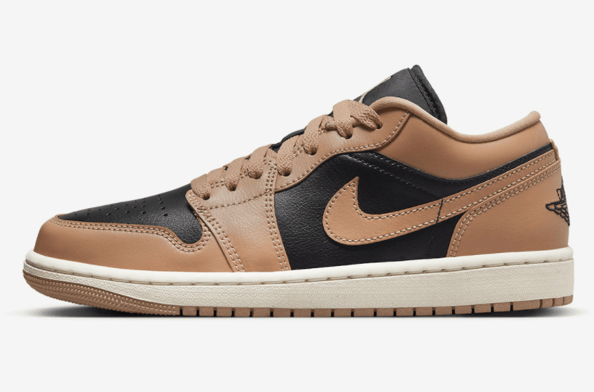 复古氛围浓郁!低帮AJ1新配色首曝光! 货号:DV0774-201