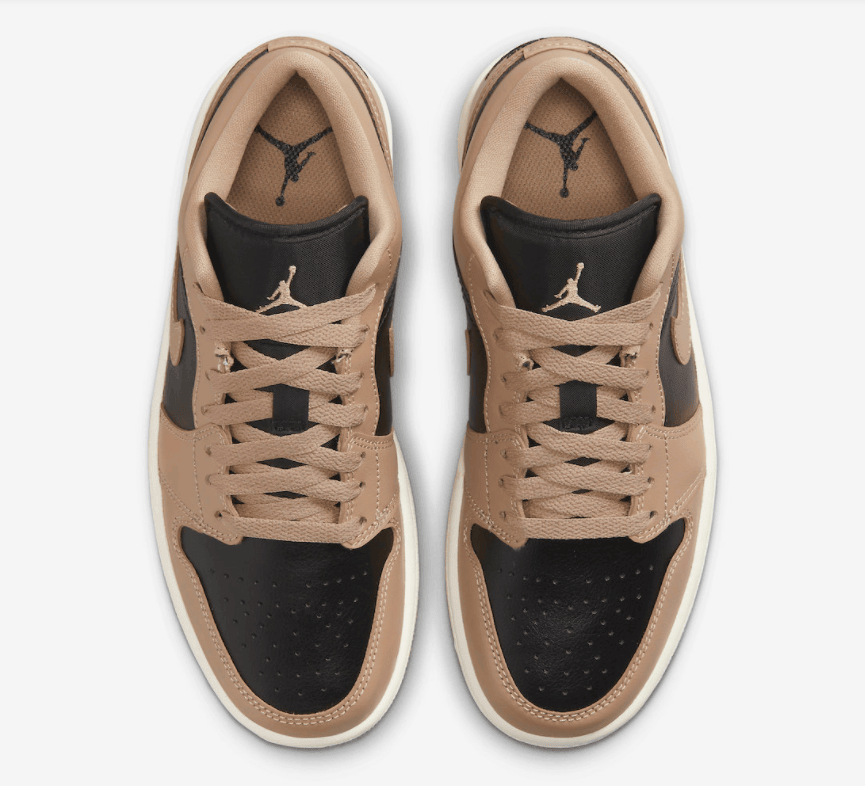 复古氛围浓郁!低帮AJ1新配色首曝光! 货号:DV0774-201