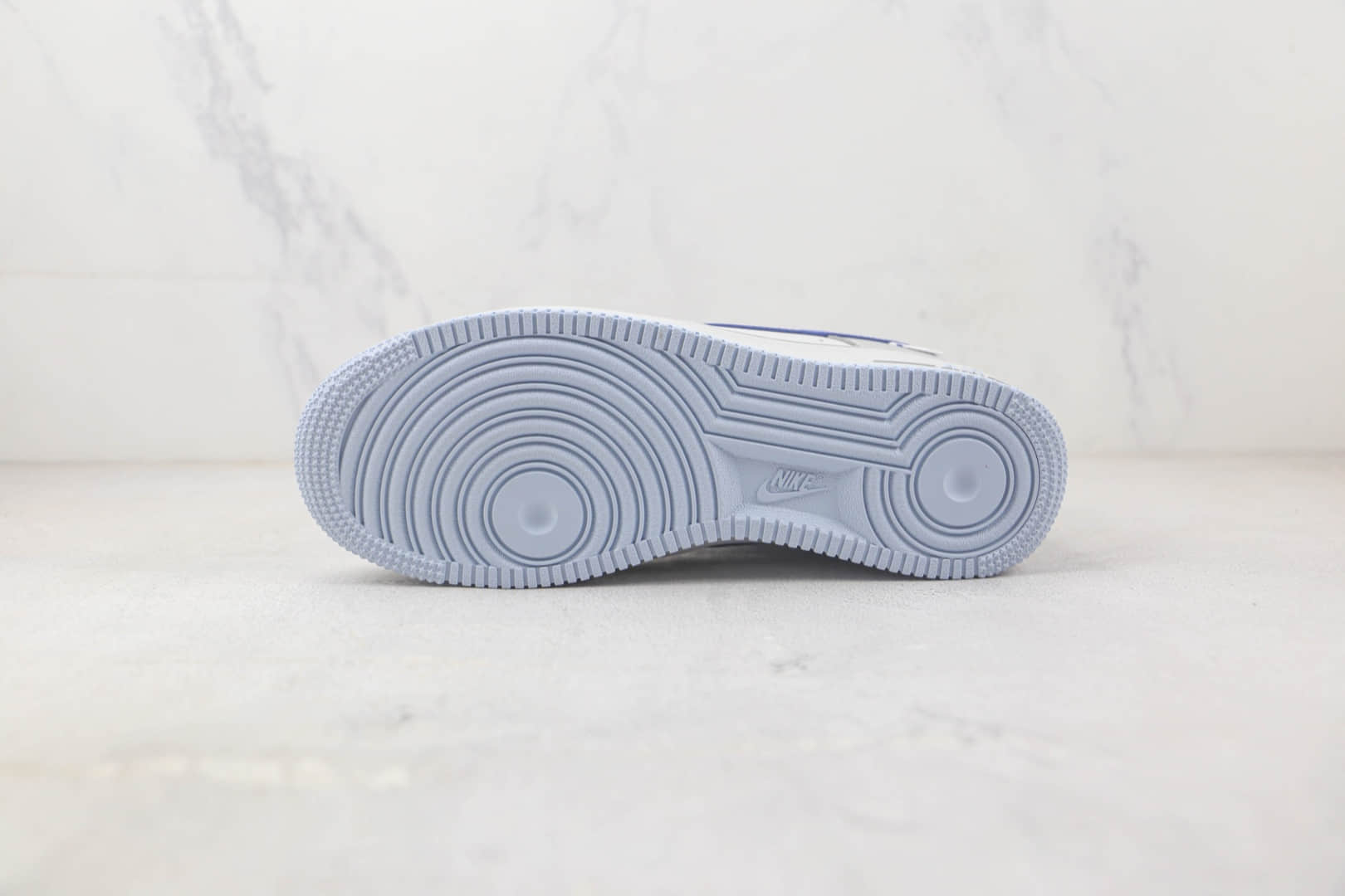 耐克Nike Air Force 1 Low 07纯原版本低帮空军一号灰蓝双勾板鞋 耐克空军一号校园板鞋 货号:FB8144-222