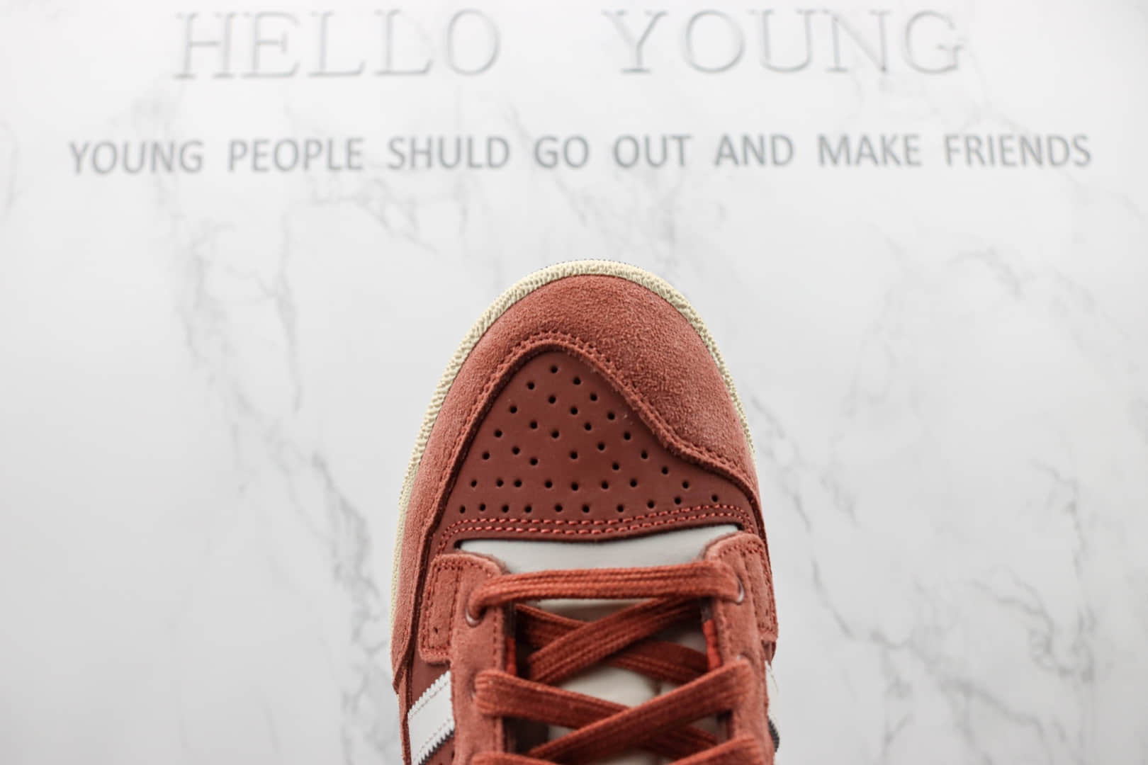 阿迪达斯Adidas Originals Centennial 85 High纯原版本高帮红白色麂皮拼接板鞋 莆田天花板阿迪达斯板鞋 货号:FZ5993