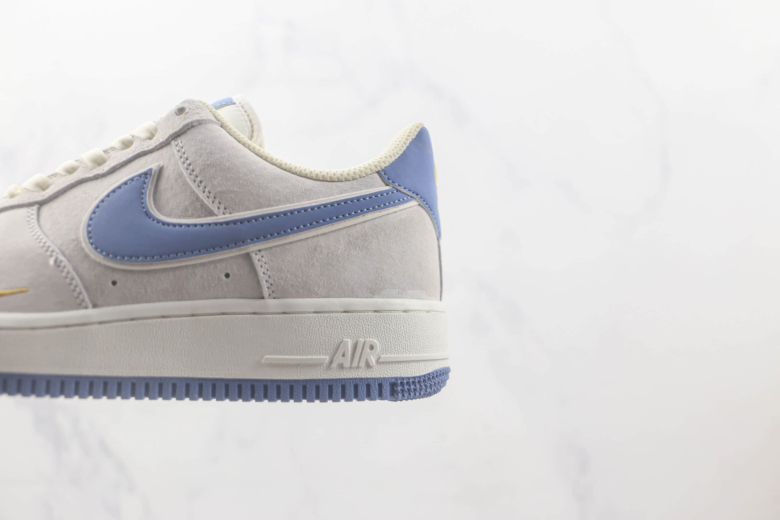 耐克Nike Air Force 1 Low 07纯原版本低帮空军一号蓝金双钩板鞋 莆田耐克天花板板鞋 货号:KK5636-210