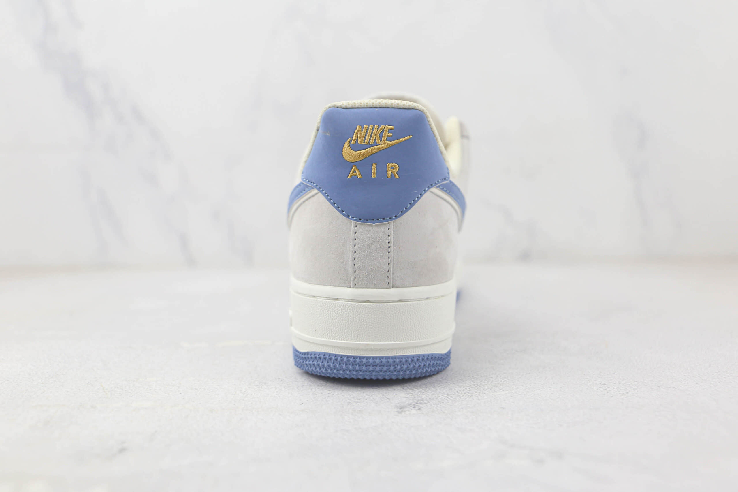 耐克Nike Air Force 1 Low 07纯原版本低帮空军一号蓝金双钩板鞋 莆田耐克天花板板鞋 货号:KK5636-210