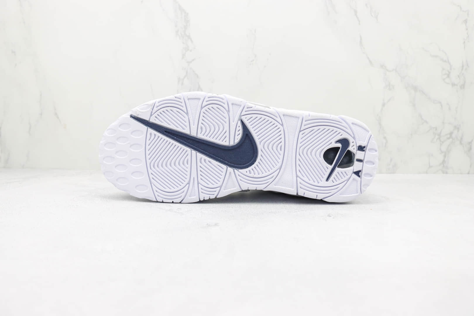 耐克Nike Air More Uptempo纯原版本皮蓬大R白蓝色篮球鞋 耐克皮蓬大R系列篮球鞋 货号:DH8011-100