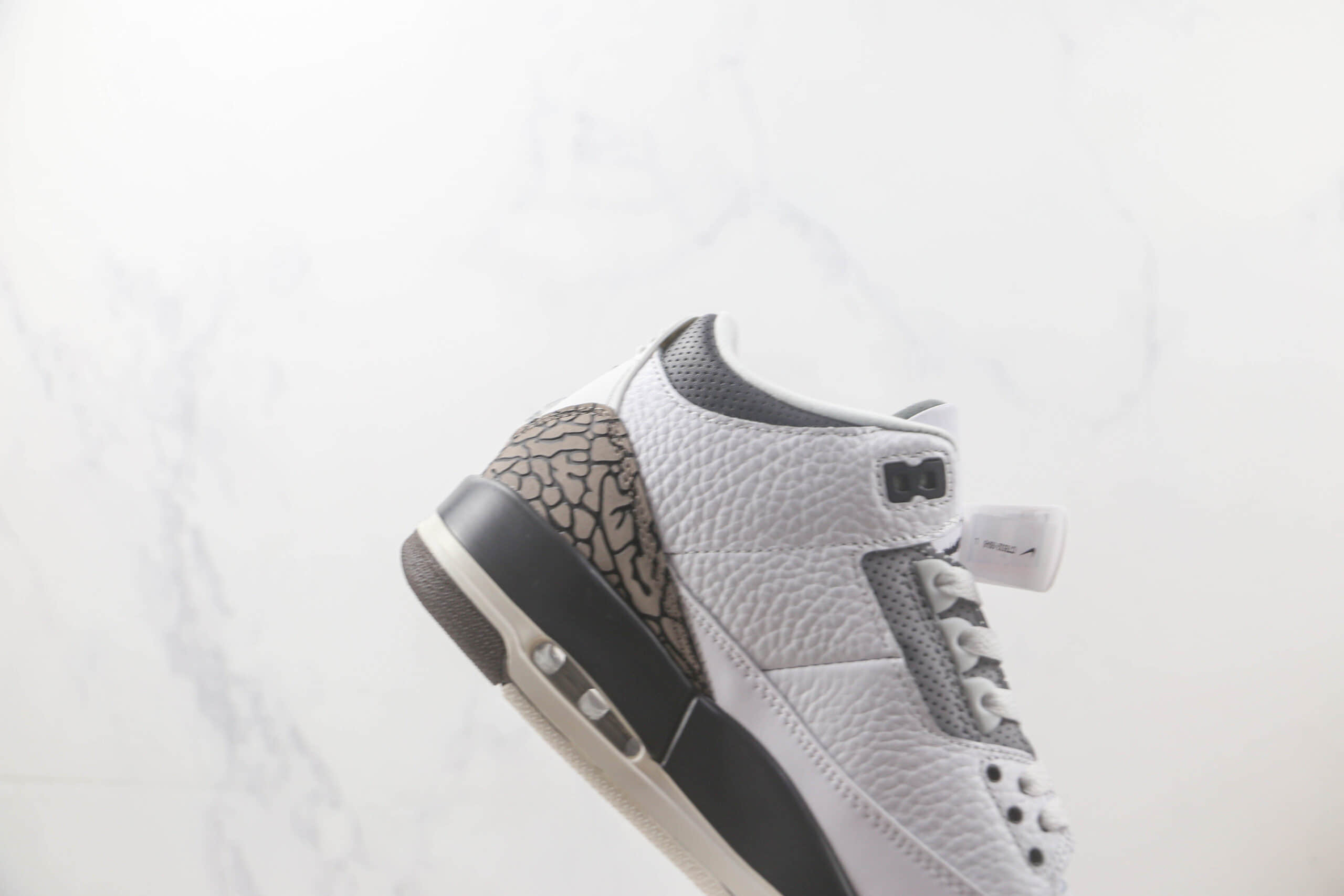 乔丹Air jordan 3 Retro Tinker NrgHJ纯原版本AJ3爆裂纹白黑灰色篮球鞋 莆田天花板AJ系列 货号:CT8532-169