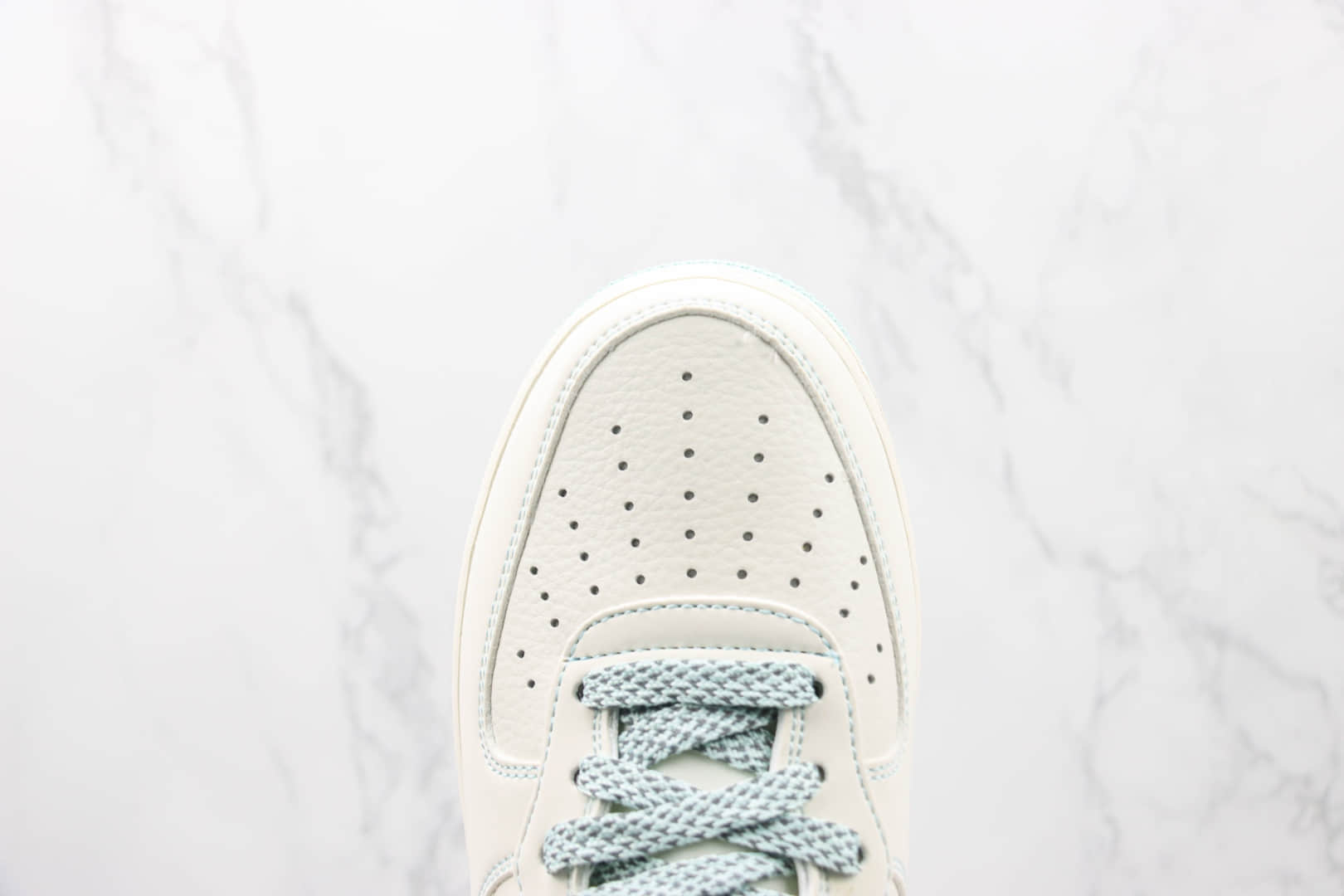 耐克Nike Air Force 1 Mid纯原版本中帮空军一号白蓝色板鞋 耐克空军一号校园板鞋 货号:GB5969-002