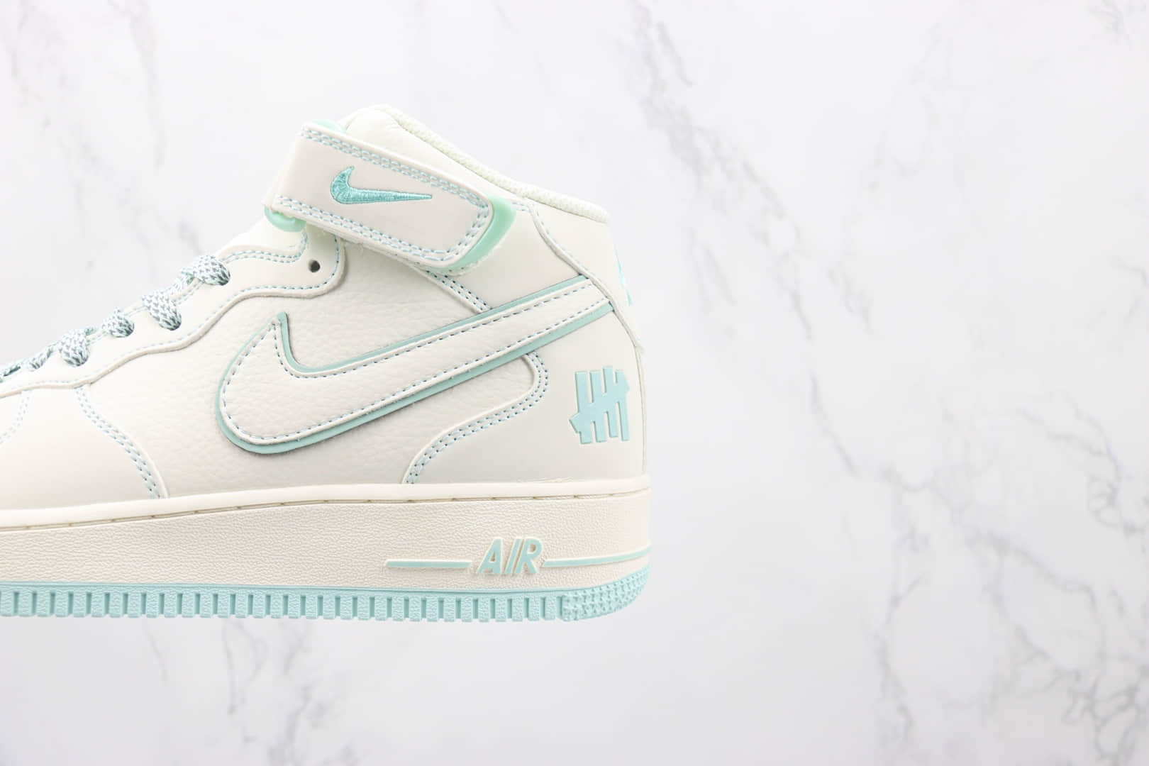 耐克Nike Air Force 1 Mid纯原版本中帮空军一号白蓝色板鞋 耐克空军一号校园板鞋 货号:GB5969-002