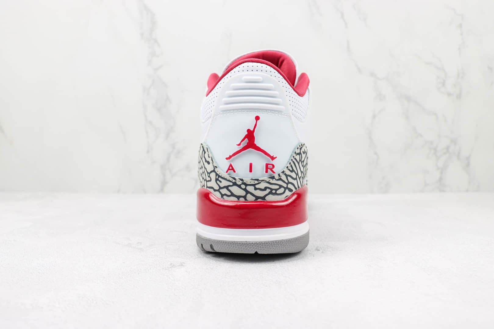 乔丹Air Jordan 3 Retro Cardinal纯原版本AJ3红雀白酒红色篮球鞋 莆田天花板AJ系列 货号:CT8532-126