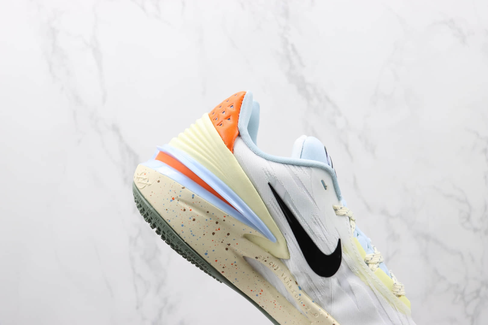 耐克NIKE Air Zoom G.T.Cut 2 EP纯原版本白橙色GT2代篮球鞋 耐克GT系列篮球鞋 货号:DX6041-101