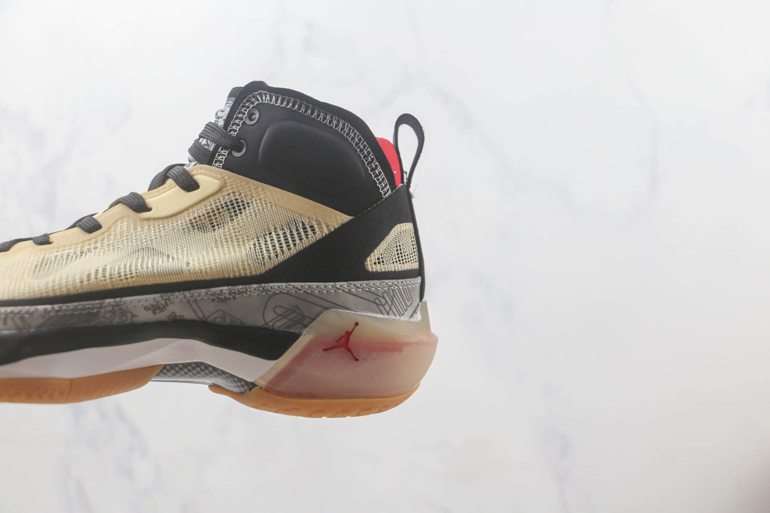 乔丹Air Jordan XXXVII Zion PF纯原版本黑黄色AJ37代实战篮球鞋 莆田天花板AJ系列 货号:DZ0812-200