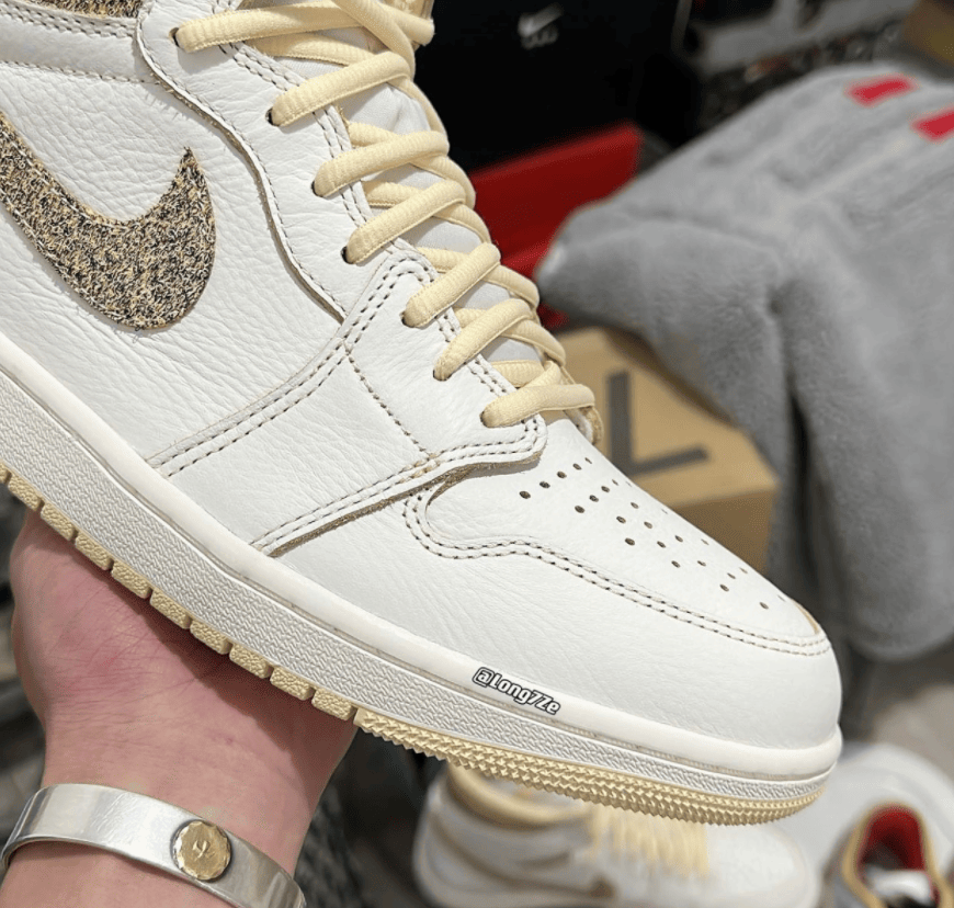 小香风AJ1最新实物释出!质感细腻! 货号:FD8631-100